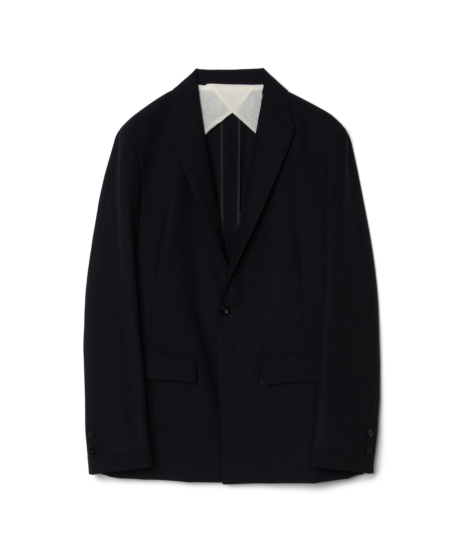 MODIFIED SHAWL COLLAR JACKET(2 DARK NAVY): IRENISA: MEN｜THE TOKYO