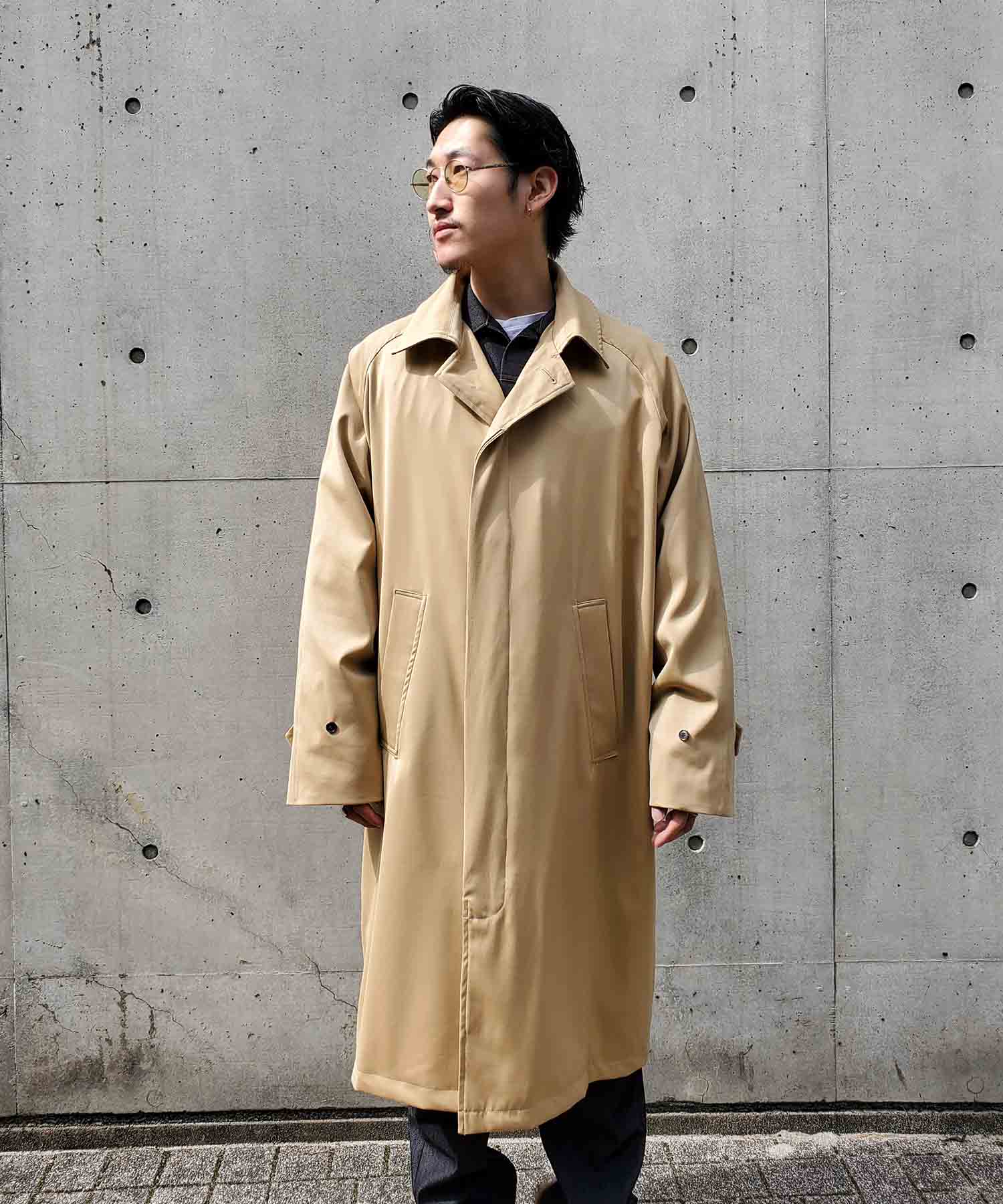 Chino Long Coat(M BEIGE): LES SIX: MEN｜THE TOKYO ONLINE STORE
