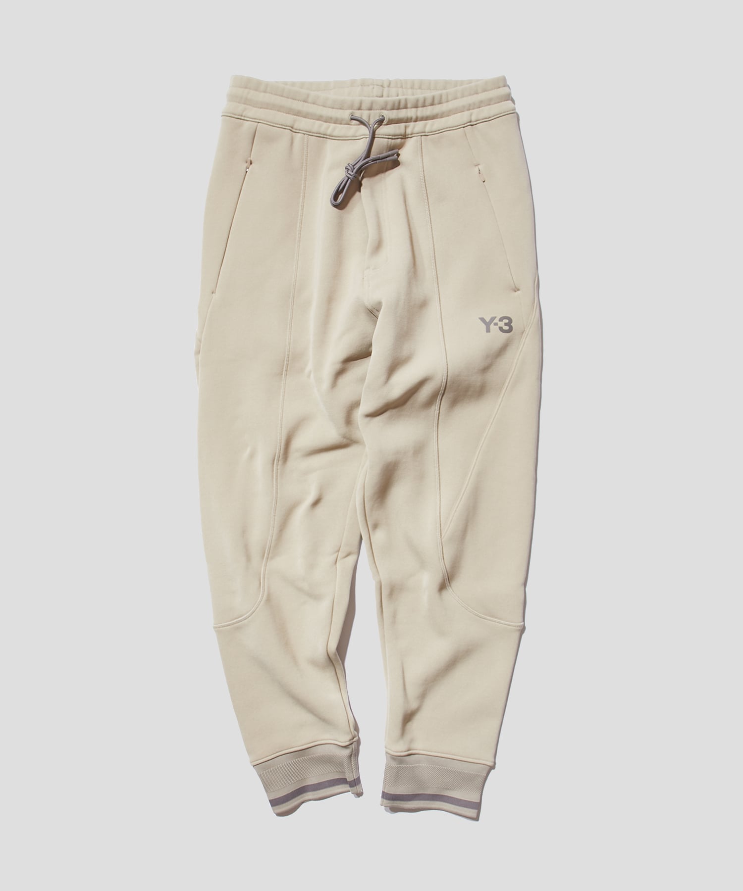 Y3-A22-0000-282/U LOGO PANTS/TECH EARTH(S BEIGE): Y-3: MEN｜THE