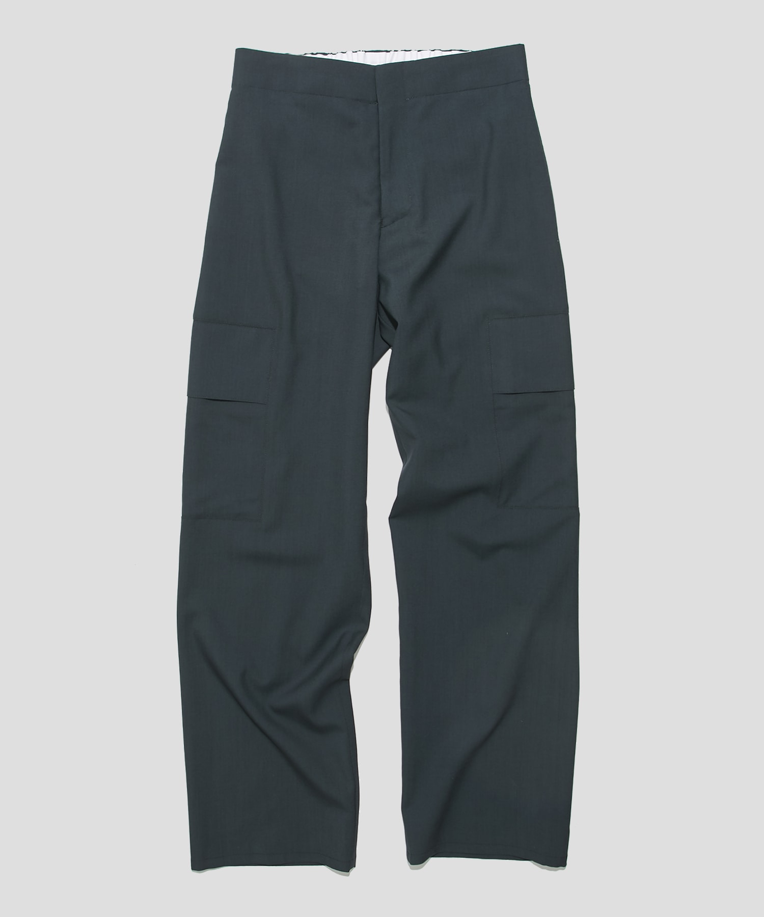 TROPICAL WOOL CARGO PANT(0 OLIVE): OVERCOAT: MEN｜THE TOKYO ONLINE