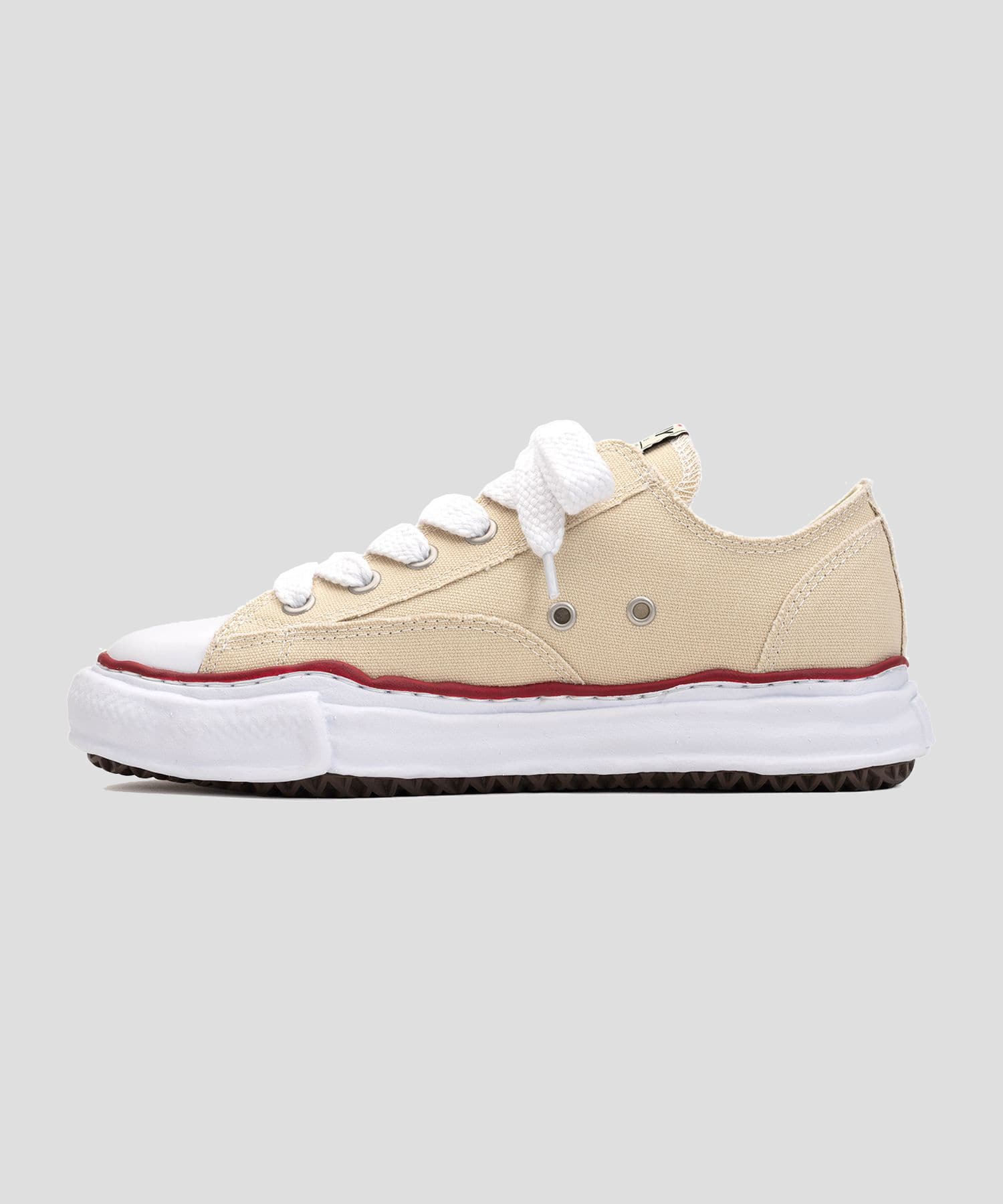 PETERSON low original sole canvas Low-Top sneakers(36 IVORY