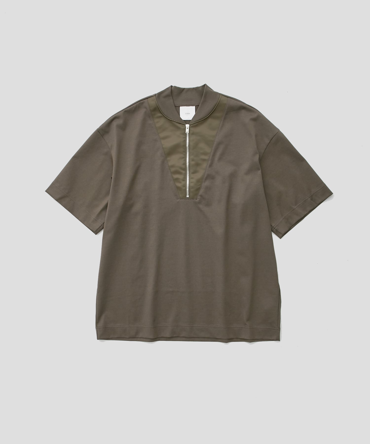 別注 HYBRID S/S HALF ZIP TEE(44 GREY): CINOH: MENS｜THE TOKYO 