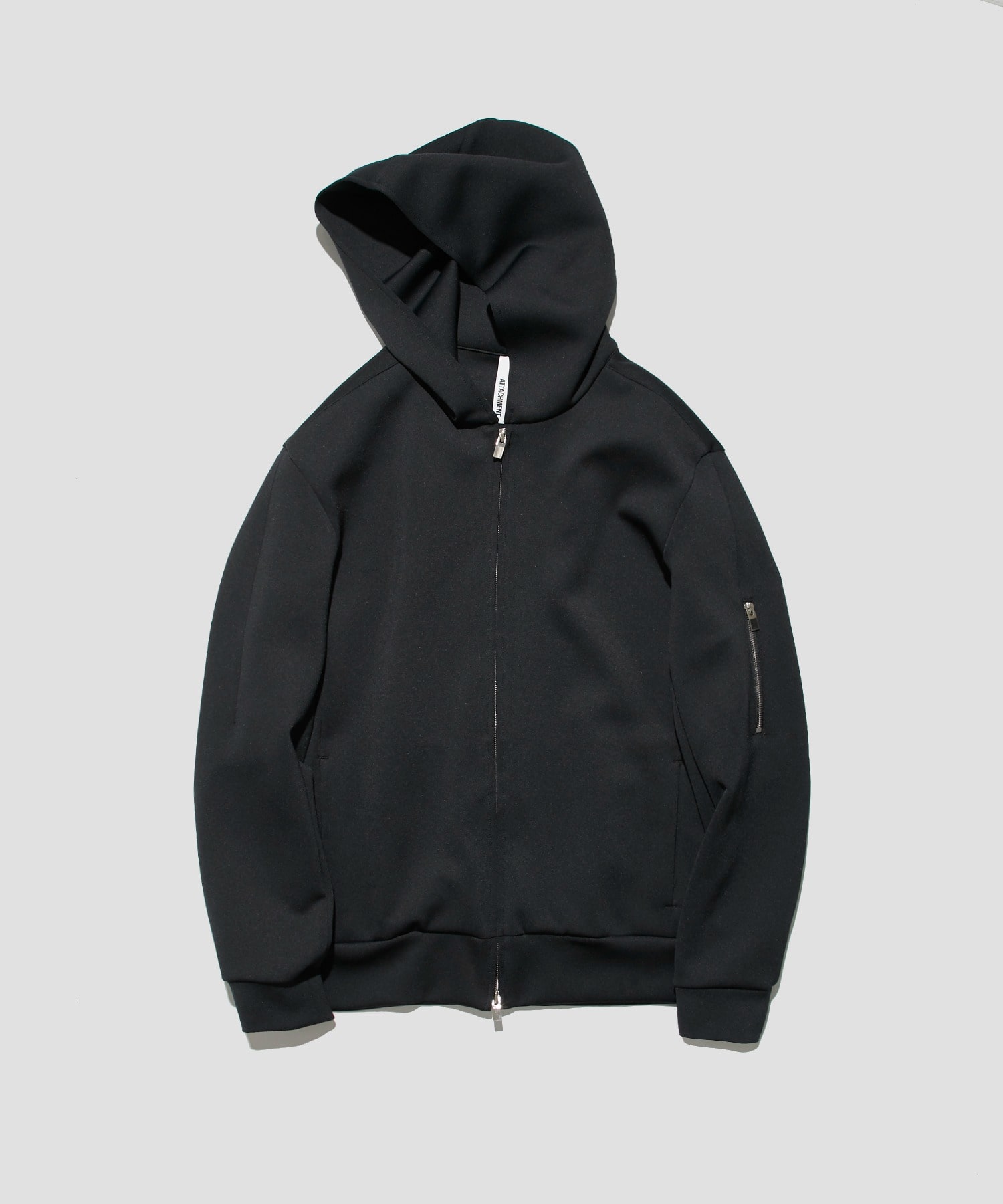 STRETCH SMOOTH ZIP UP HOODIE ｜ ATTACHMENT