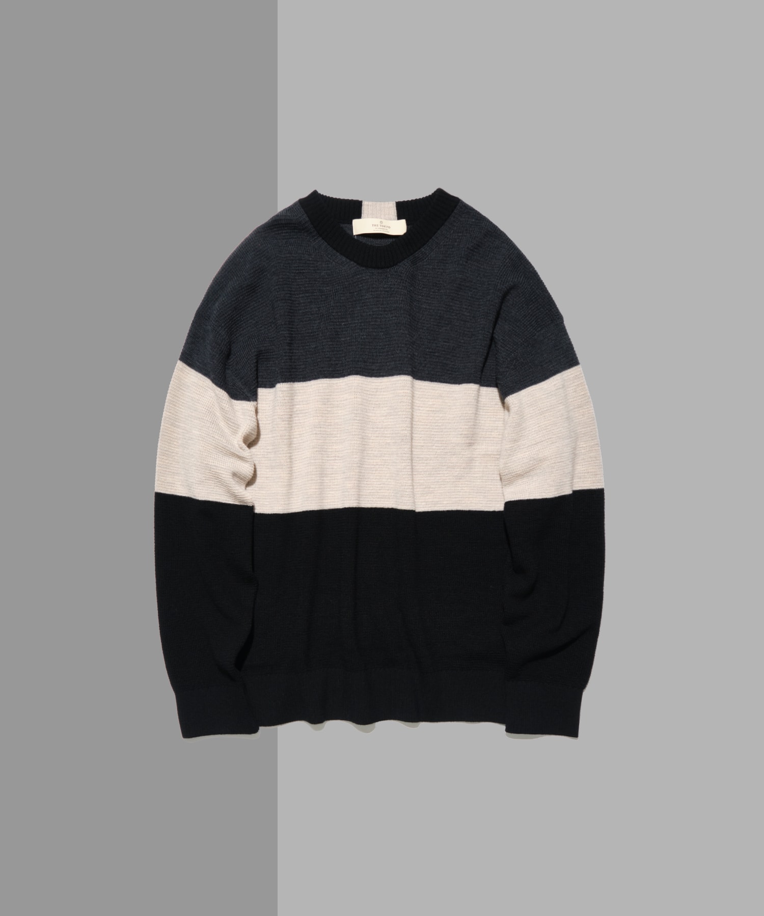 Multi Border Knit PO(44 BLACK): THE TOKYO: MEN｜THE TOKYO ONLINE STORE