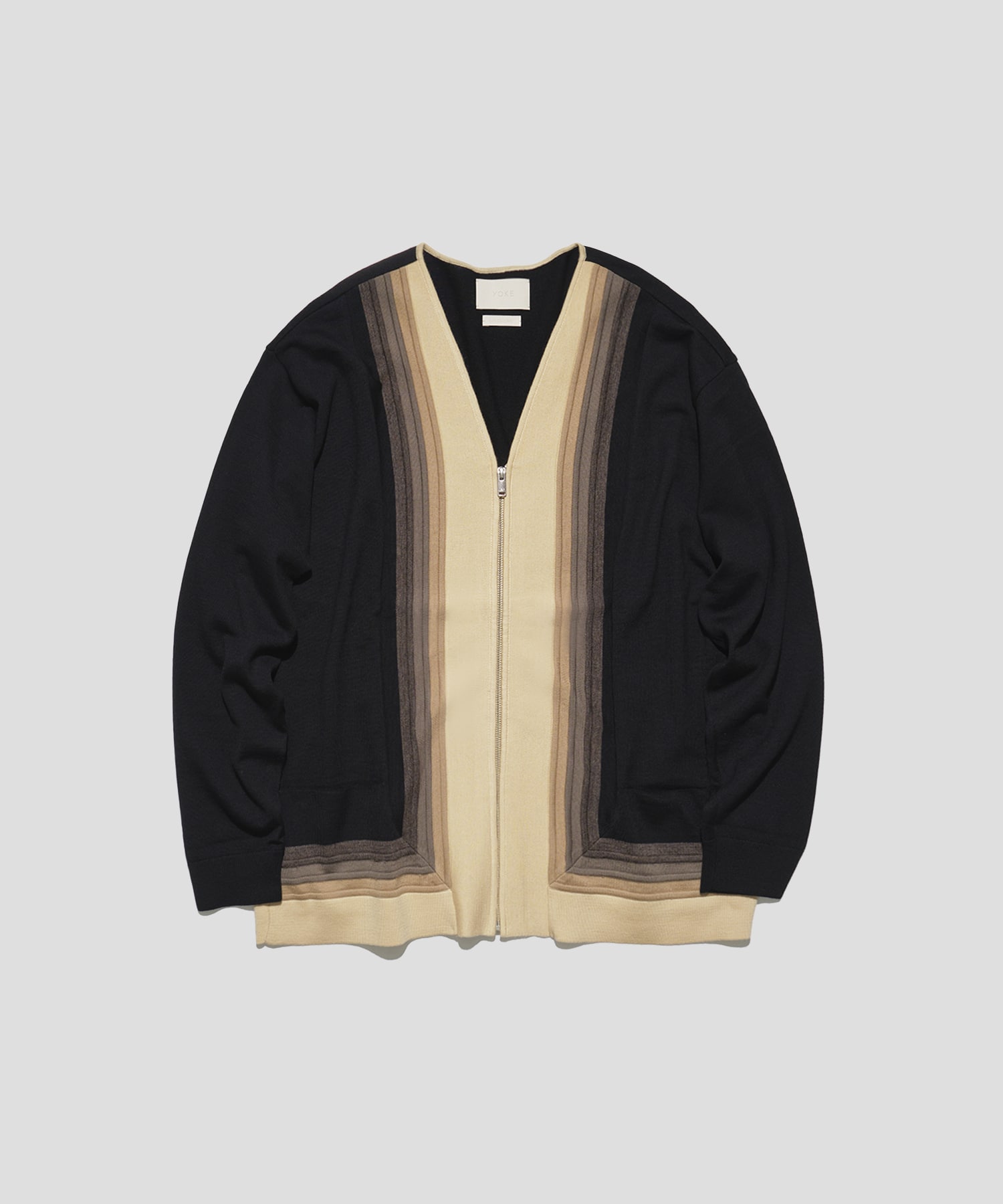 FRONT ZIP CARDIGAN ｜ YOKE