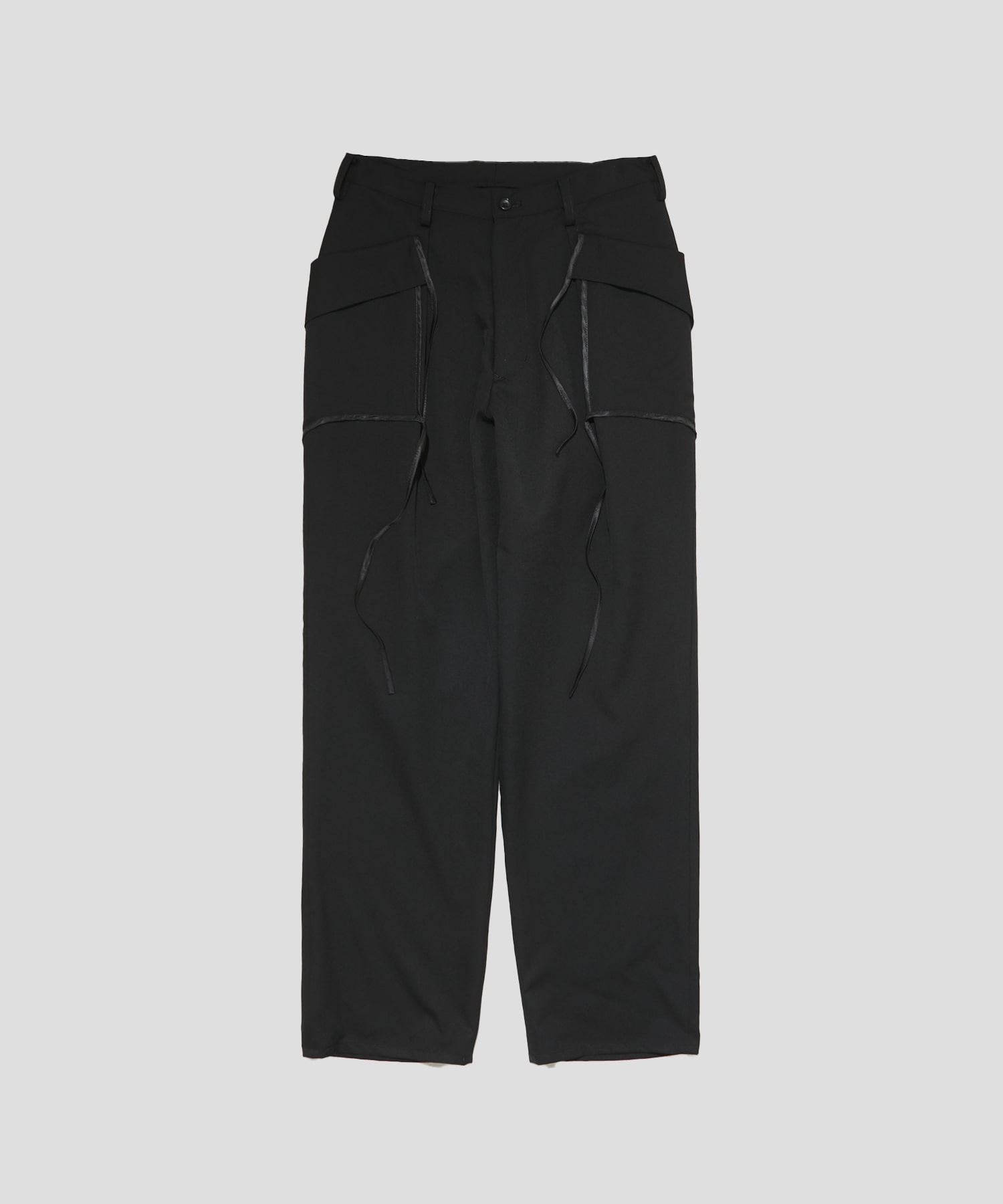 GABARDINE PIPING STRAIGHT PANTS ｜ sulvam