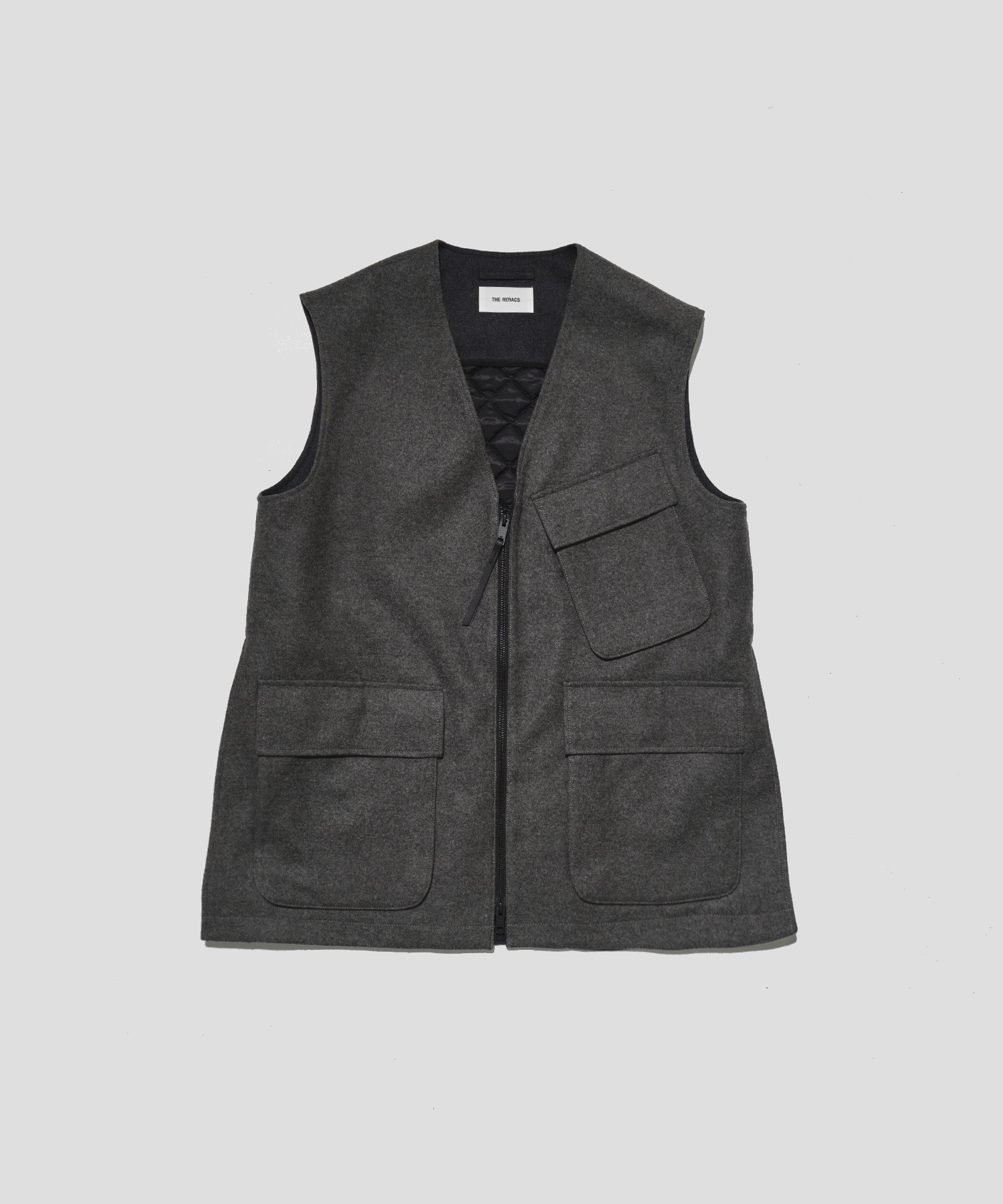 UTILITY POCKET VEST(FREE GREY): THE RERACS: MENS｜THE TOKYO ONLINE ...
