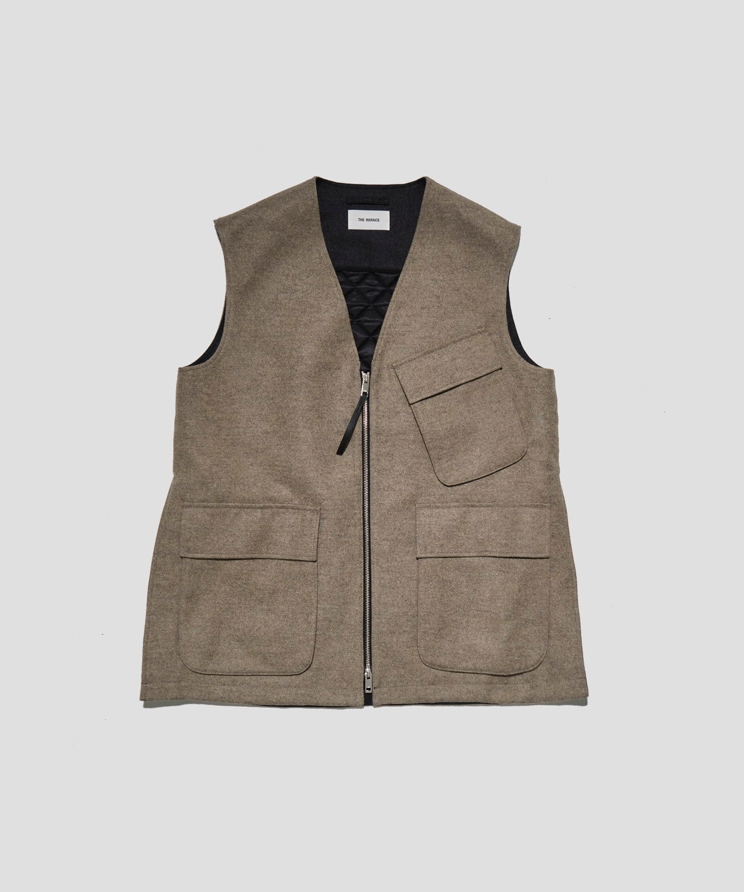 UTILITY POCKET VEST(FREE GREY): THE RERACS: MENS｜THE TOKYO ONLINE 