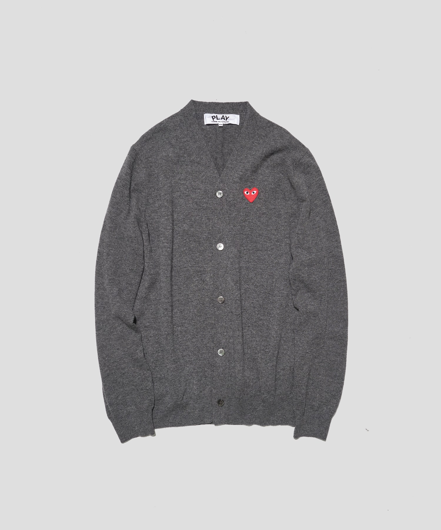 AZ-N008-051 PLAY CARDIGAN RED HEART ｜ PLAY Comme des Garcons