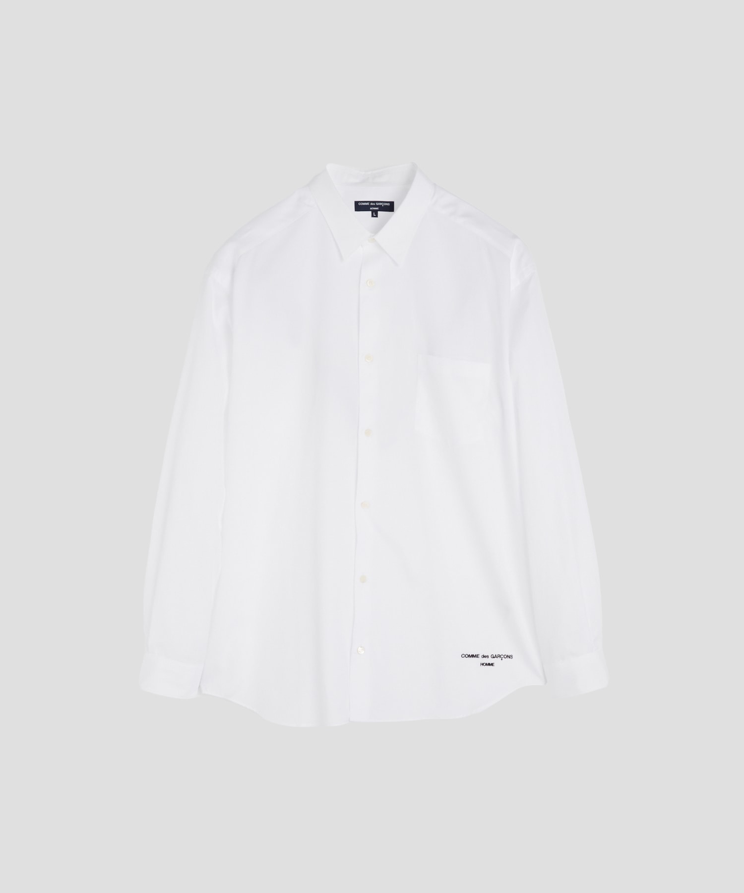 Comme des garcons clearance white button up