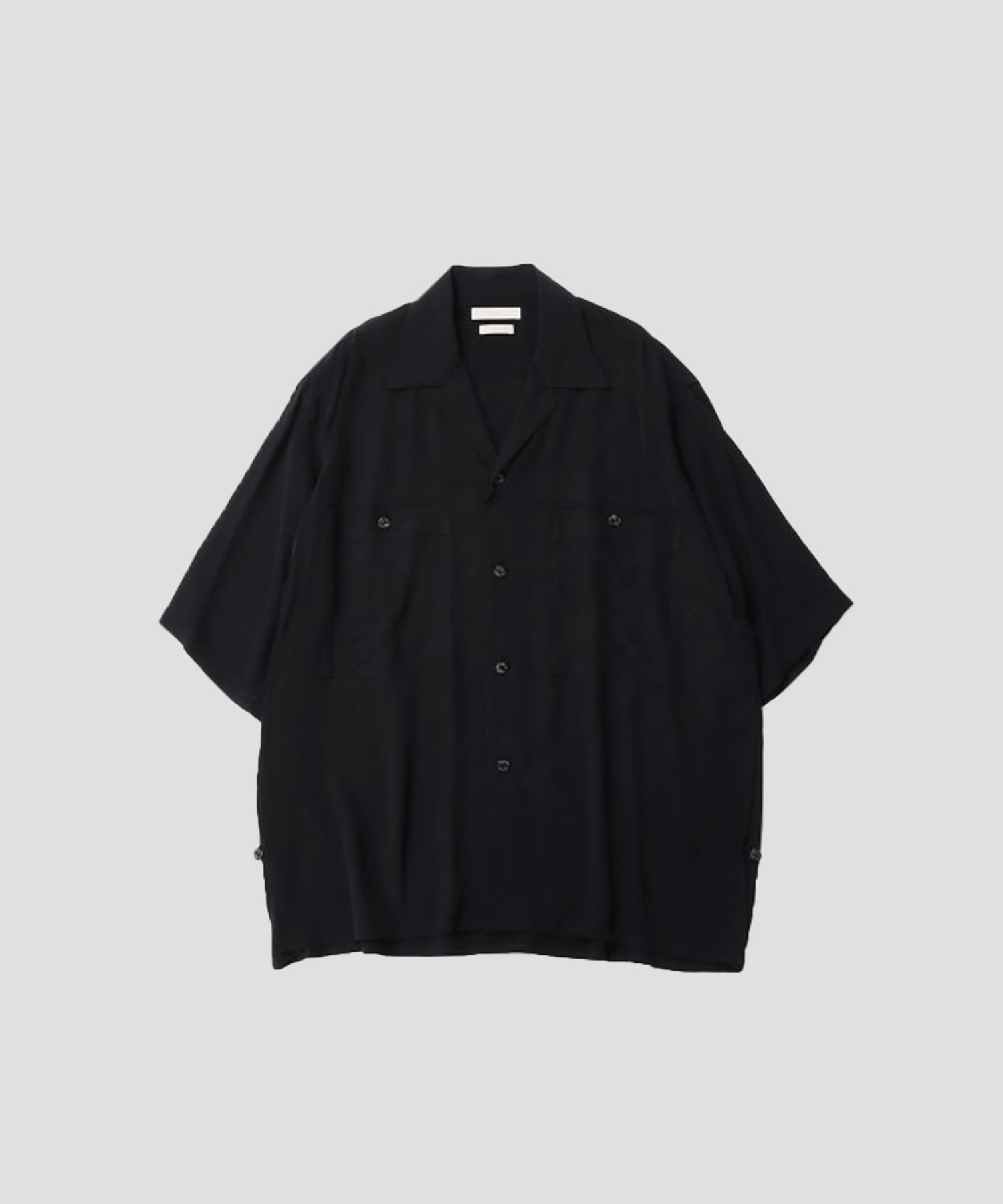 グリーン（30）】Dot Open Collar S/S Shirt-