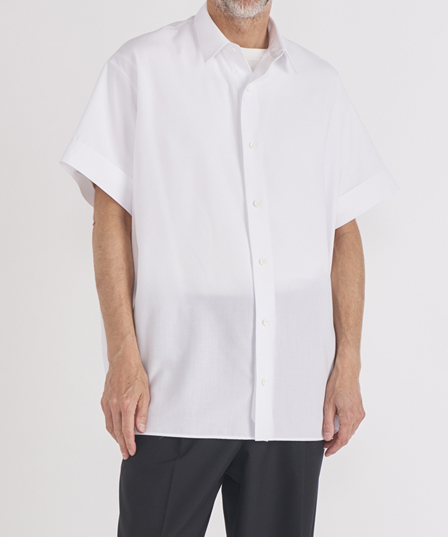 THE PERFECT SHIRT SHORT SLEEVE(48 WHITE): THE RERACS: MENS｜THE