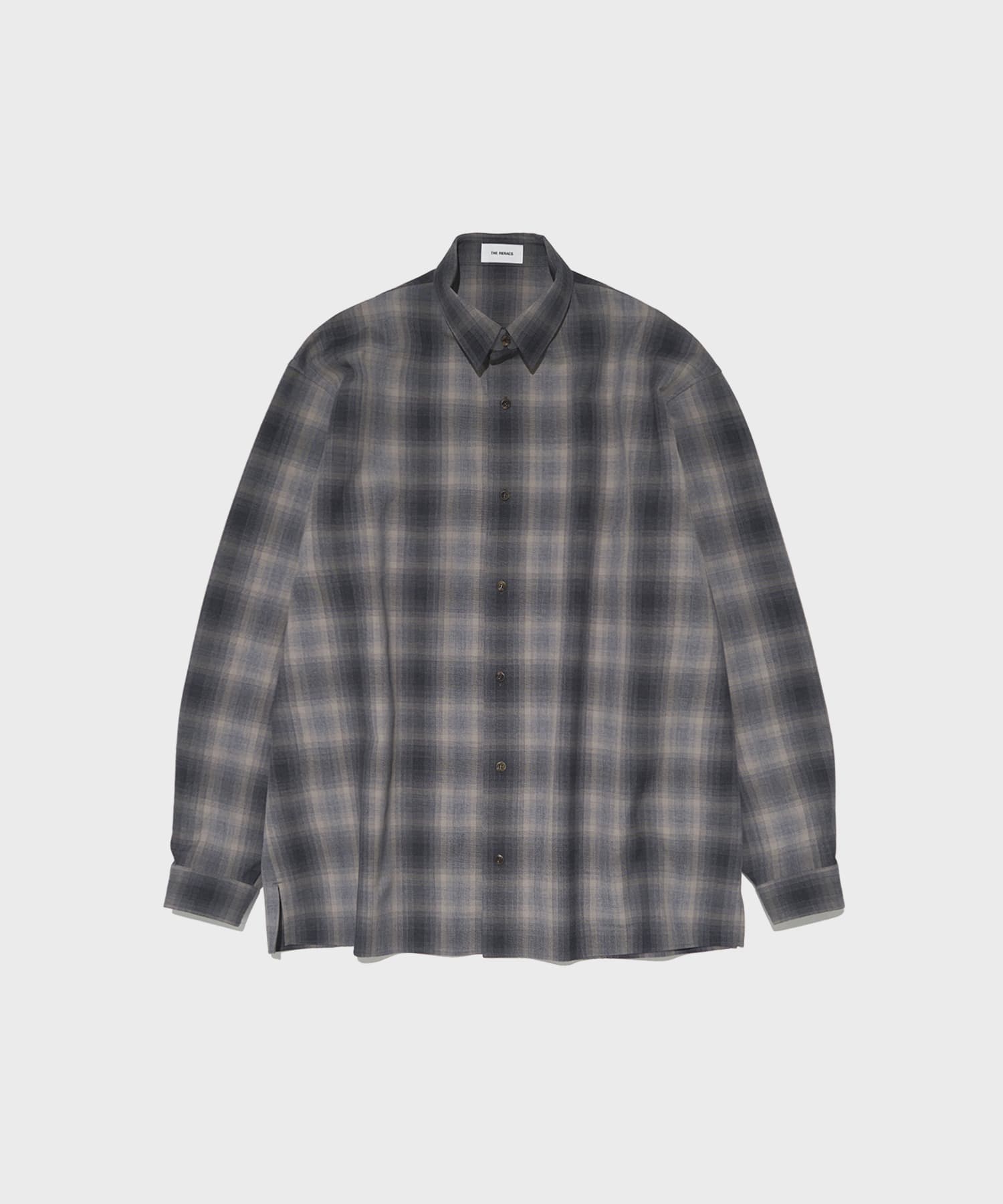 美品 THE RERACS THE PERFECT SHIRT GRAY 46 THE PERFECT SHIRT | THE RERACS