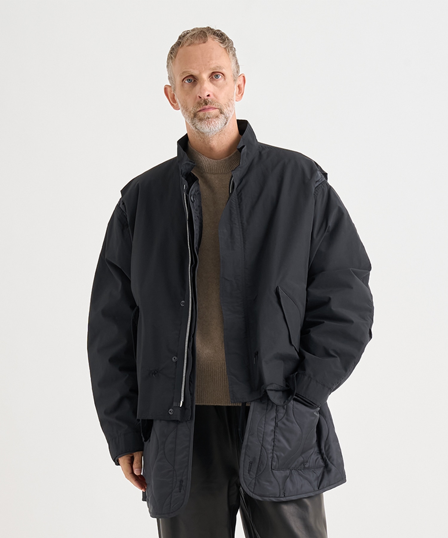 Connected Military Blouson | yoke