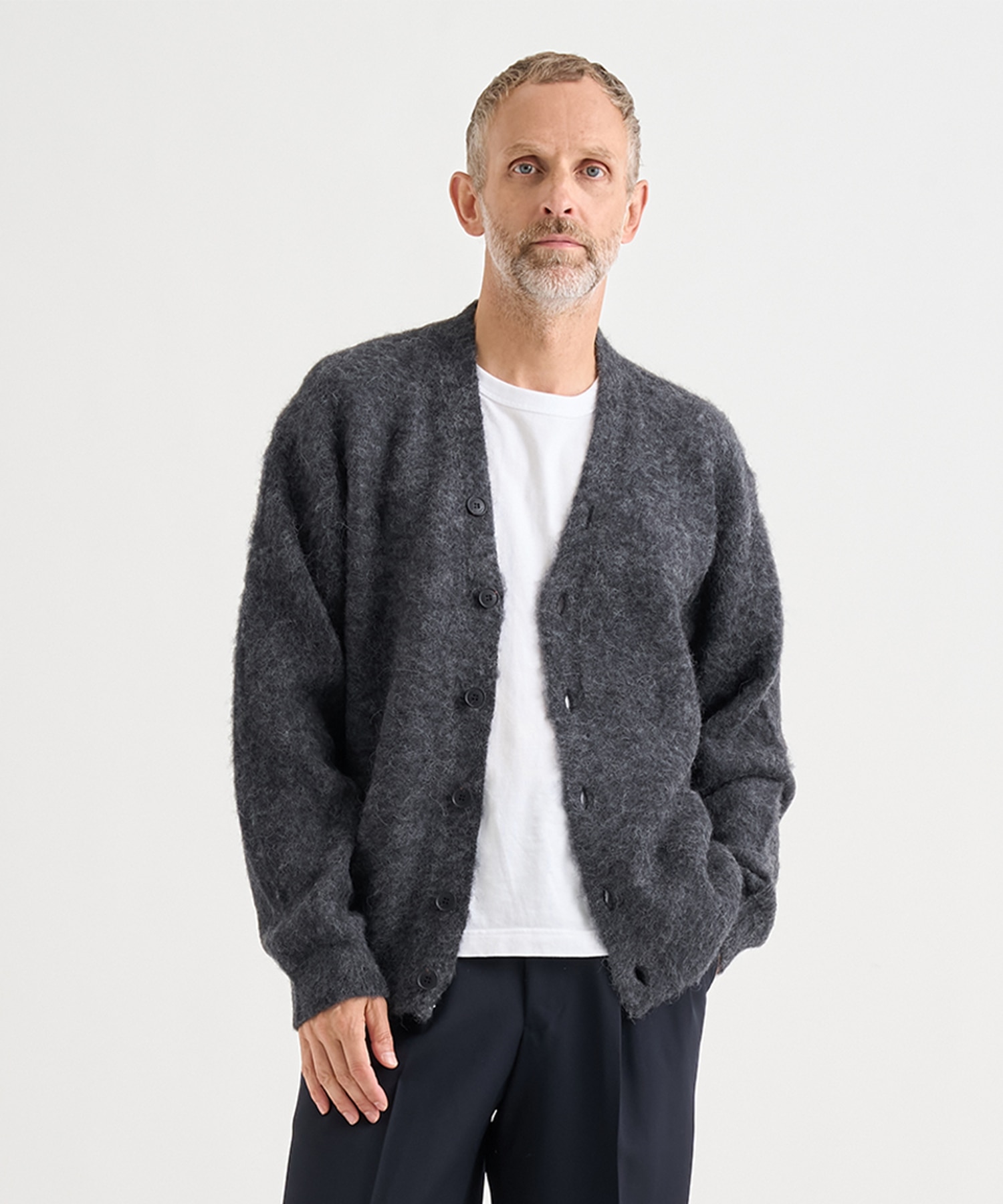 【美品】YOKE ヨーク 3COLOR ジャガードモヘアカーディガン 3COLOR JACQUARD MOHAIR CARDIGAN | YOKE(ヨーク) / トップス