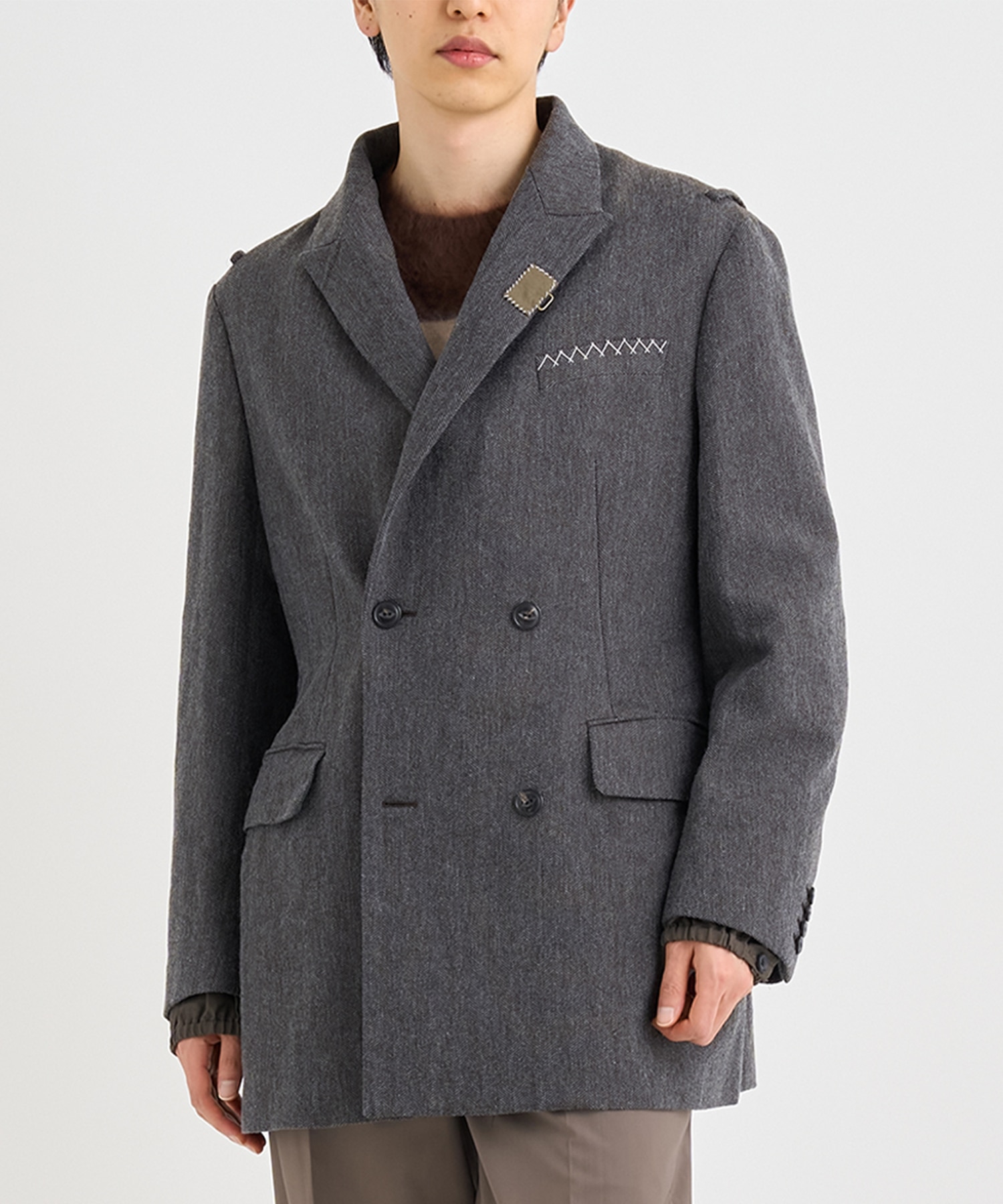 ジャケット・アウター Wool Tweed Coat / TOMORROWLAND 25WCM-J02105 TWEED JACKET | kolor