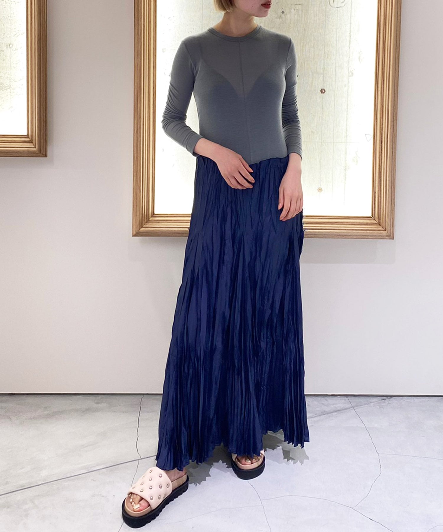 マラソン限定！ポイント5倍 knit long dress 【TOGA PULLA】ニット