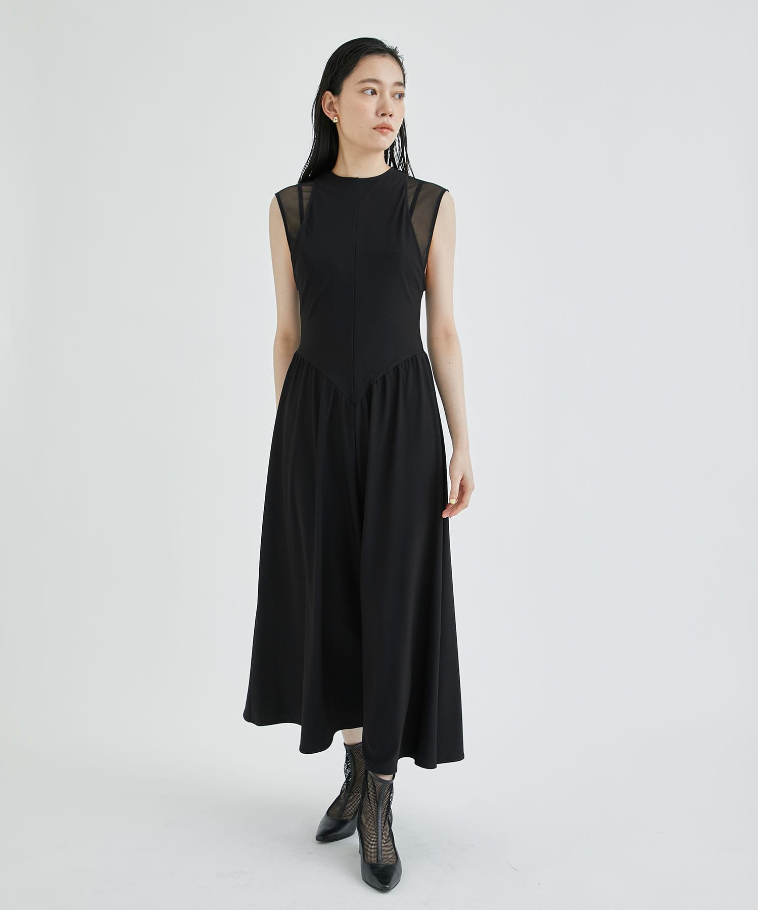 LAYERD TANK DRESS(1 BLACK): FETICO: WOMEN｜THE TOKYO ONLINE STORE