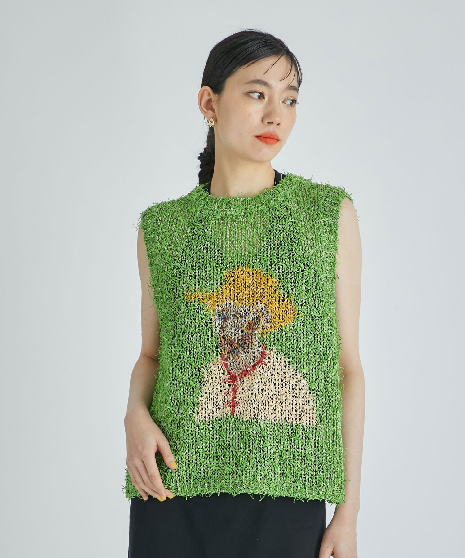 Summer Van Gogh Sleevless Top(1 GREEN): Kota Gushiken: WOMEN｜THE