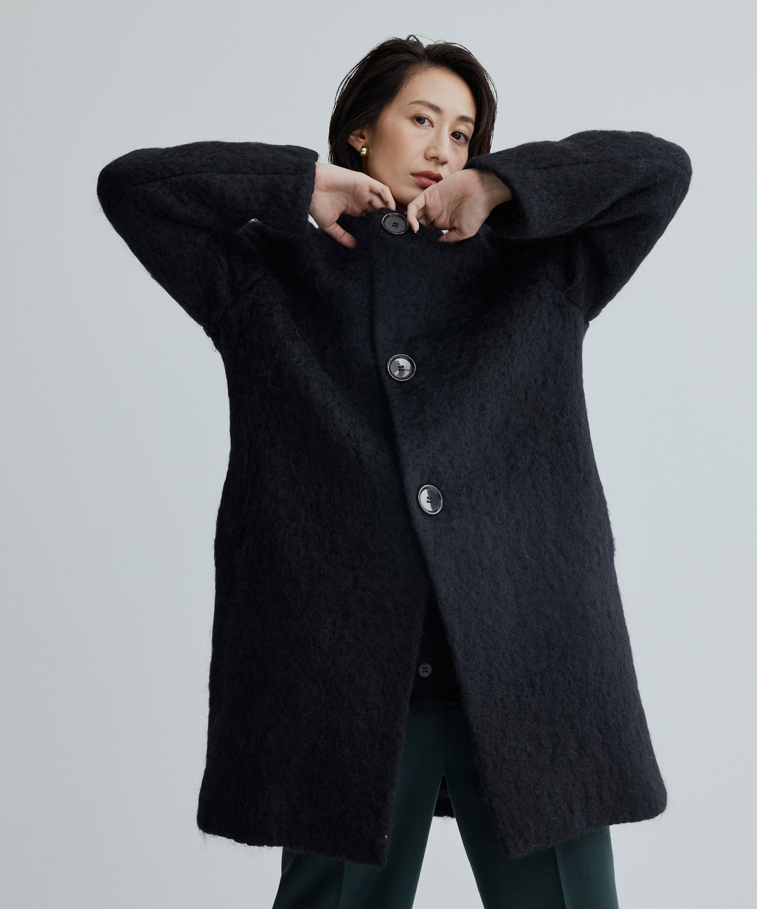 Knit Shaggy Coat(36 ECRU): INSCRIRE: WOMEN｜THE TOKYO ONLINE STORE