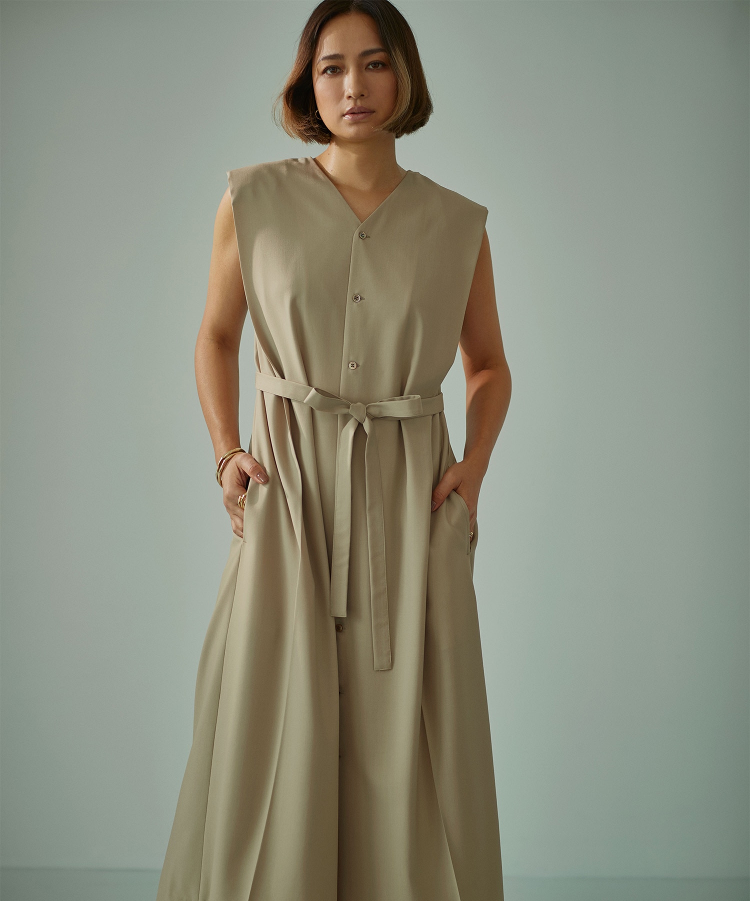 Light Washable 2way One-Piece(36 BEIGE): THE TOKYO: WOMENS｜THE TOKYO ONLINE  STORE