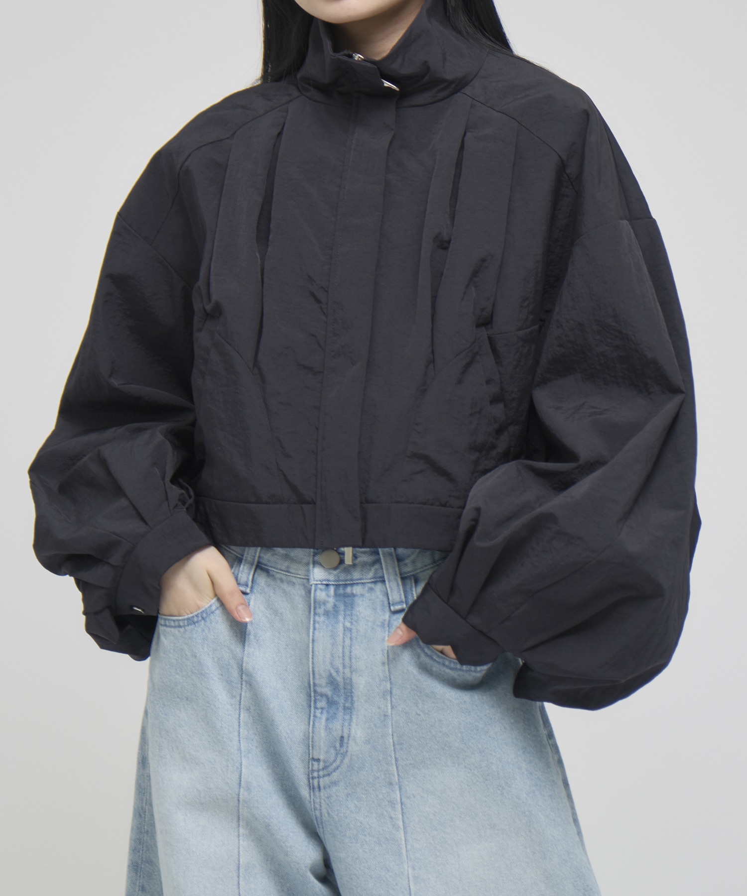 Arm Volume Blouson(FREE BLACK): RITAN: WOMENS｜THE TOKYO