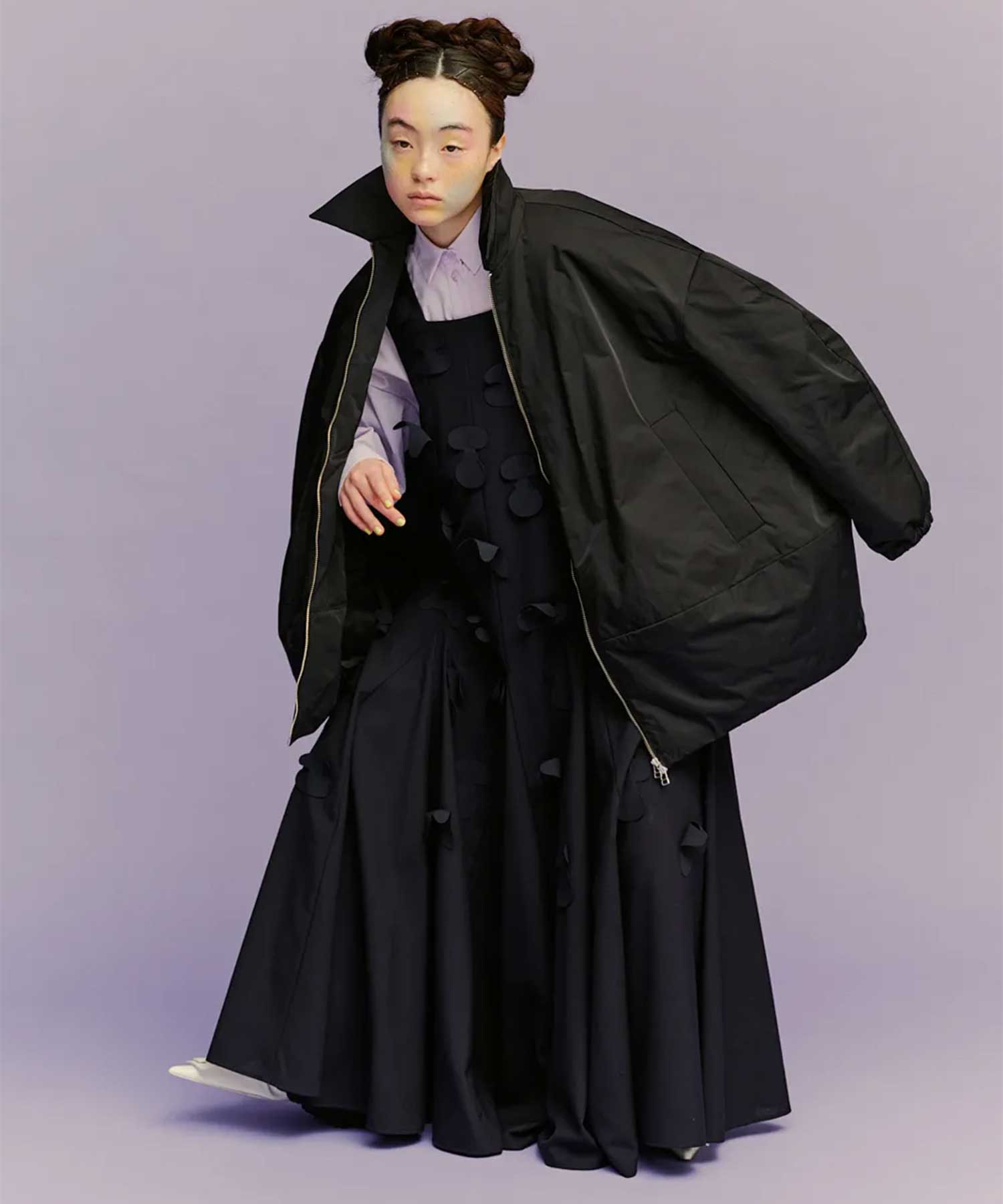 enfold エンフォルド ジャケット バックギャザー 36 コンフォートツイル JAKET(36 BLACK): ENFOLD: WOMENS|THE TOKYO ONLINE STORE