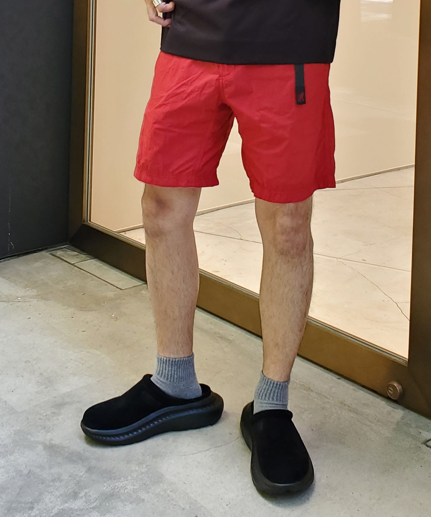 WMXGRAMICCI GARMENT DYED EASY SHORT PANTS White Mountaineering
