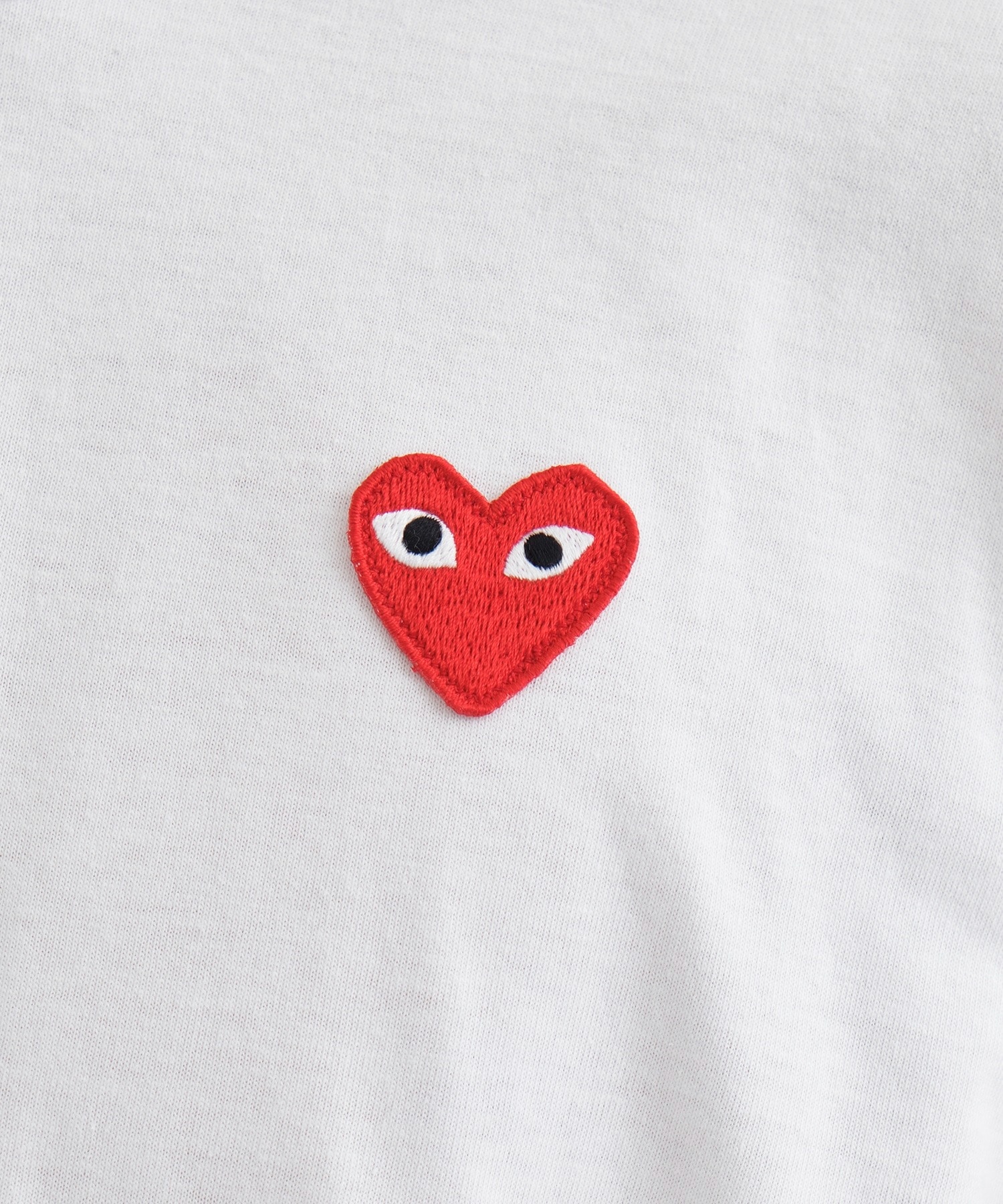 T-SHIRT RED EMBLEM PLAY COMME des GARCONS