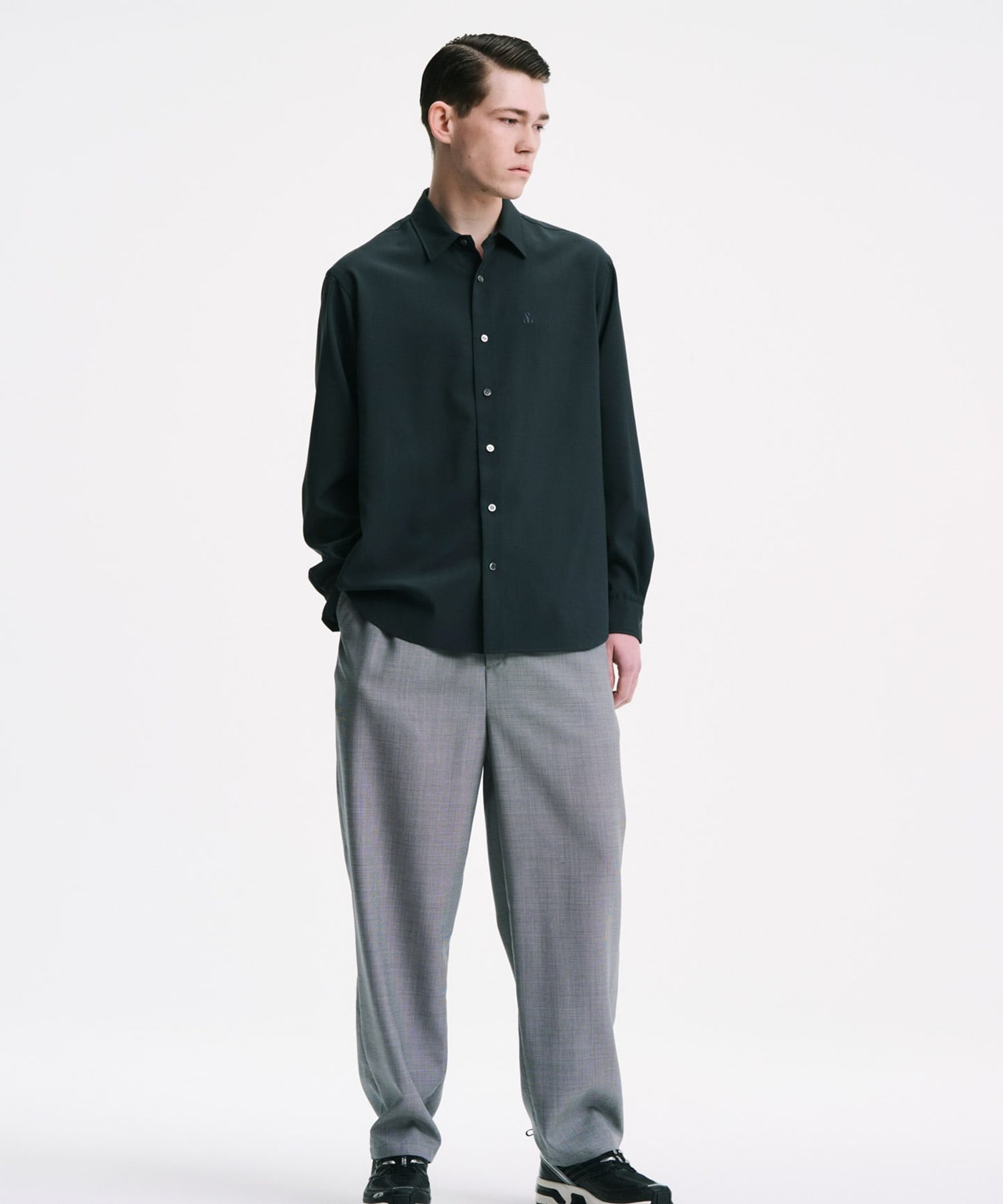 HIGH-TWIST POPLIN RELAX-FIT SHIRT SOPHNET.