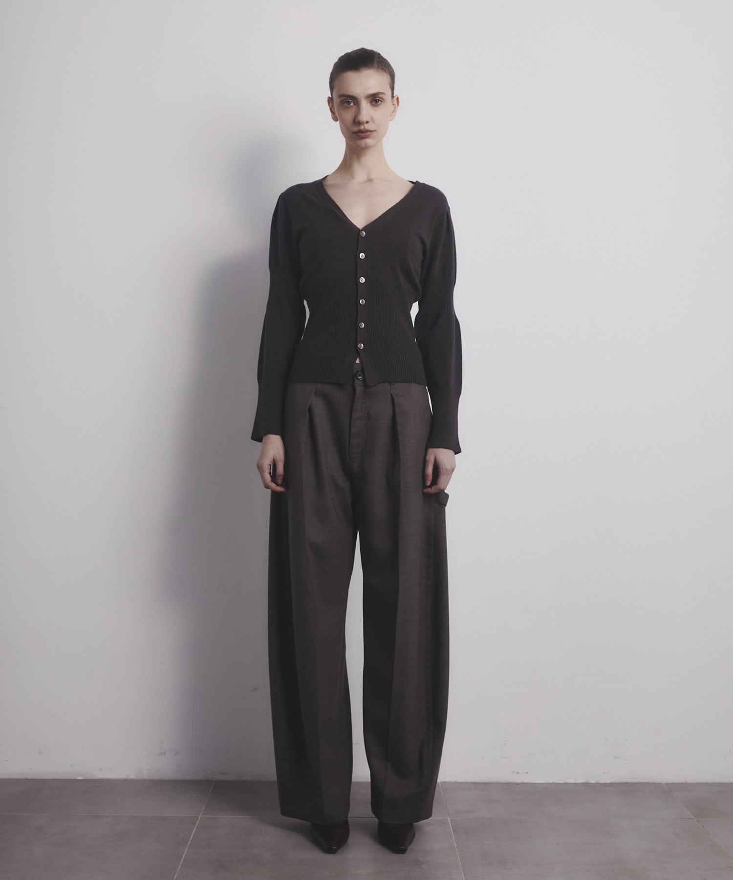 Wave Sleeve Cardigan CITY TOKYO