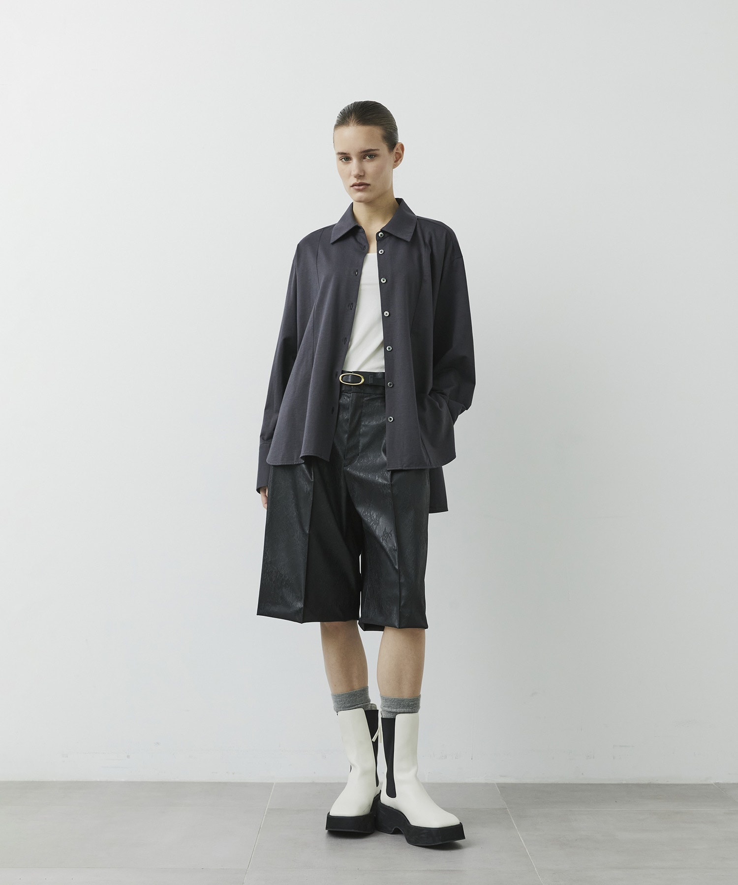 KANEMASA Silk Shirt CITY TOKYO