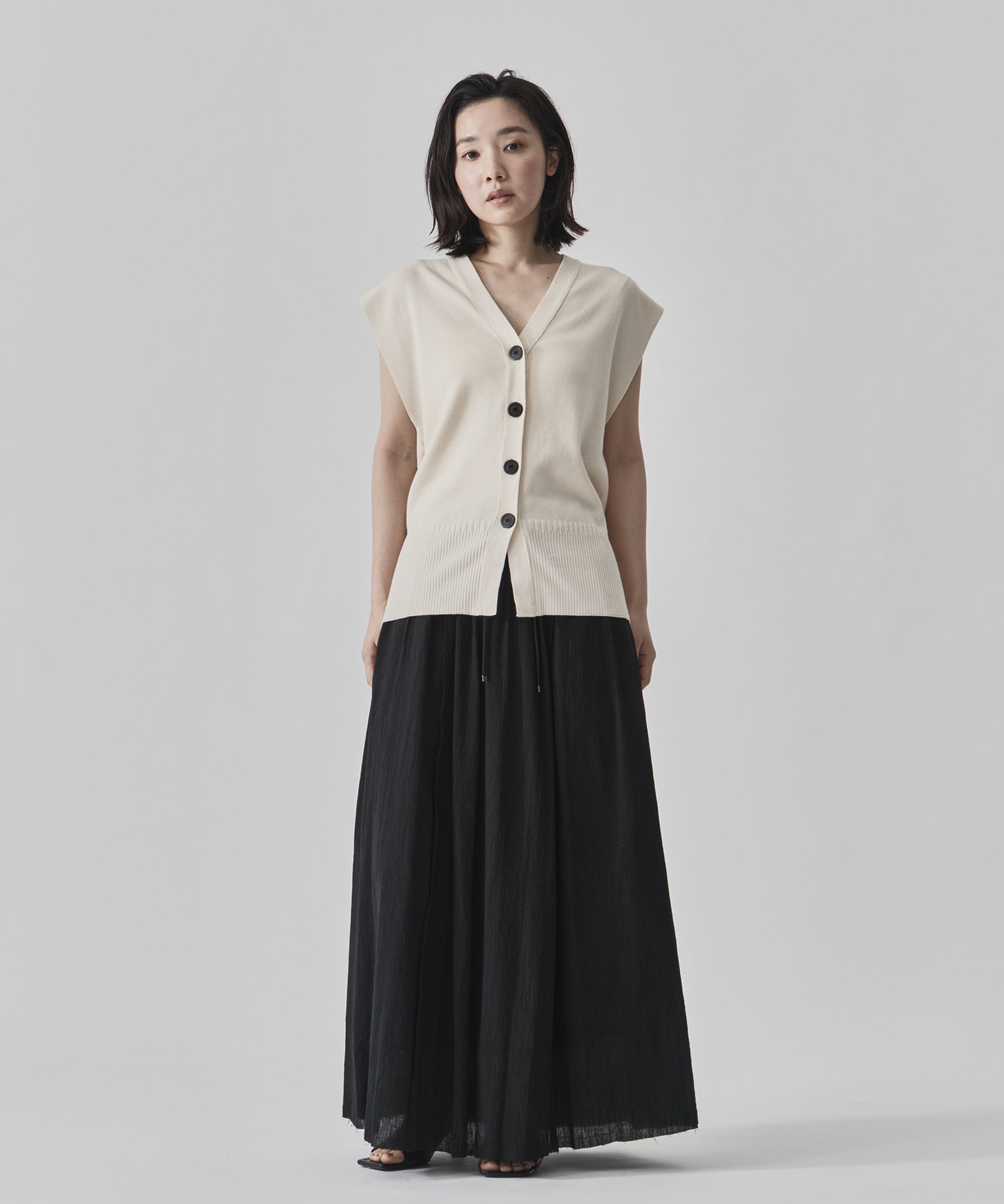Silk Knit Vest CITY TOKYO