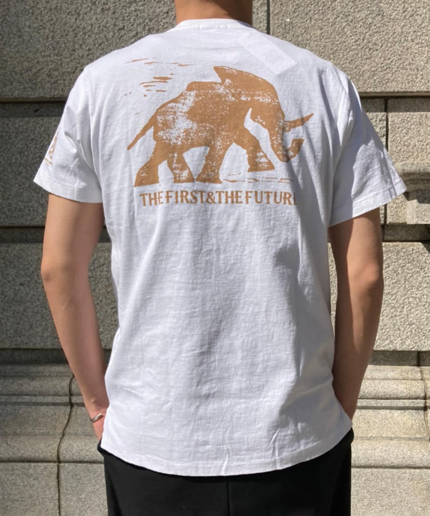 Printed T-shirt Elephant Engineered Garments