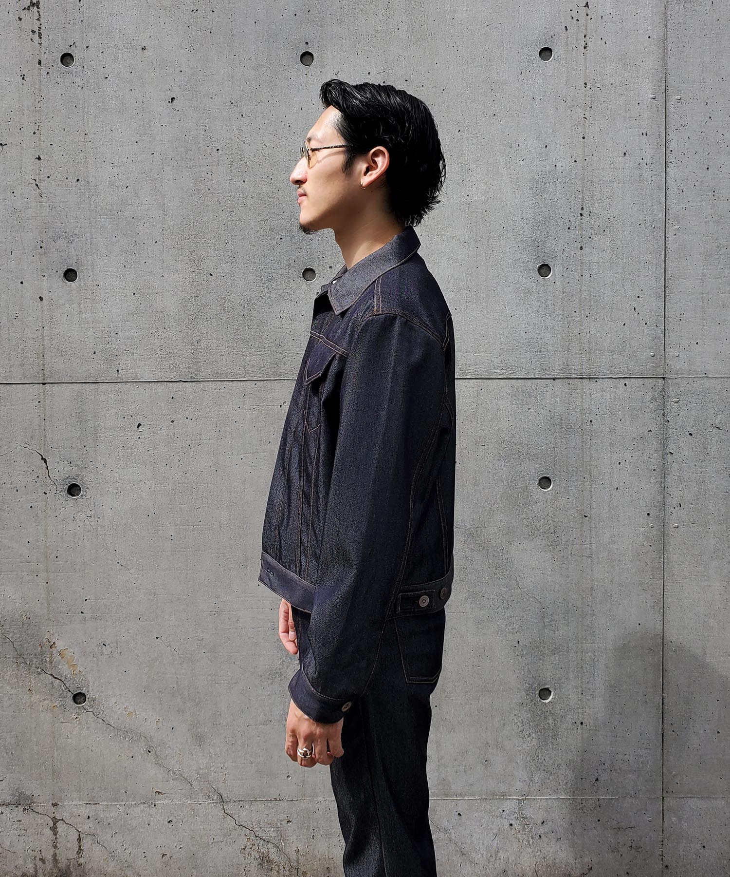 Wool 3rd Denim Jacket(M BLUE): LES SIX: MEN｜THE TOKYO ONLINE STORE