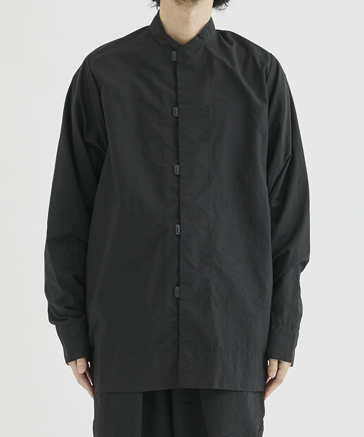 トク割＆送料無料 TEATORA CAPSULESNAP SHIRT P Black 4 - トップス