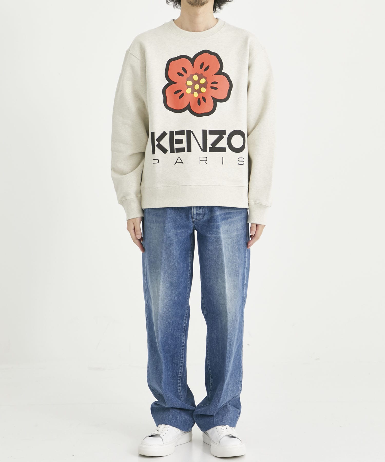 BOKE FLOWER SWEATSHIRT(S LIGHT GREY): KENZO: MEN｜THE TOKYO ONLINE