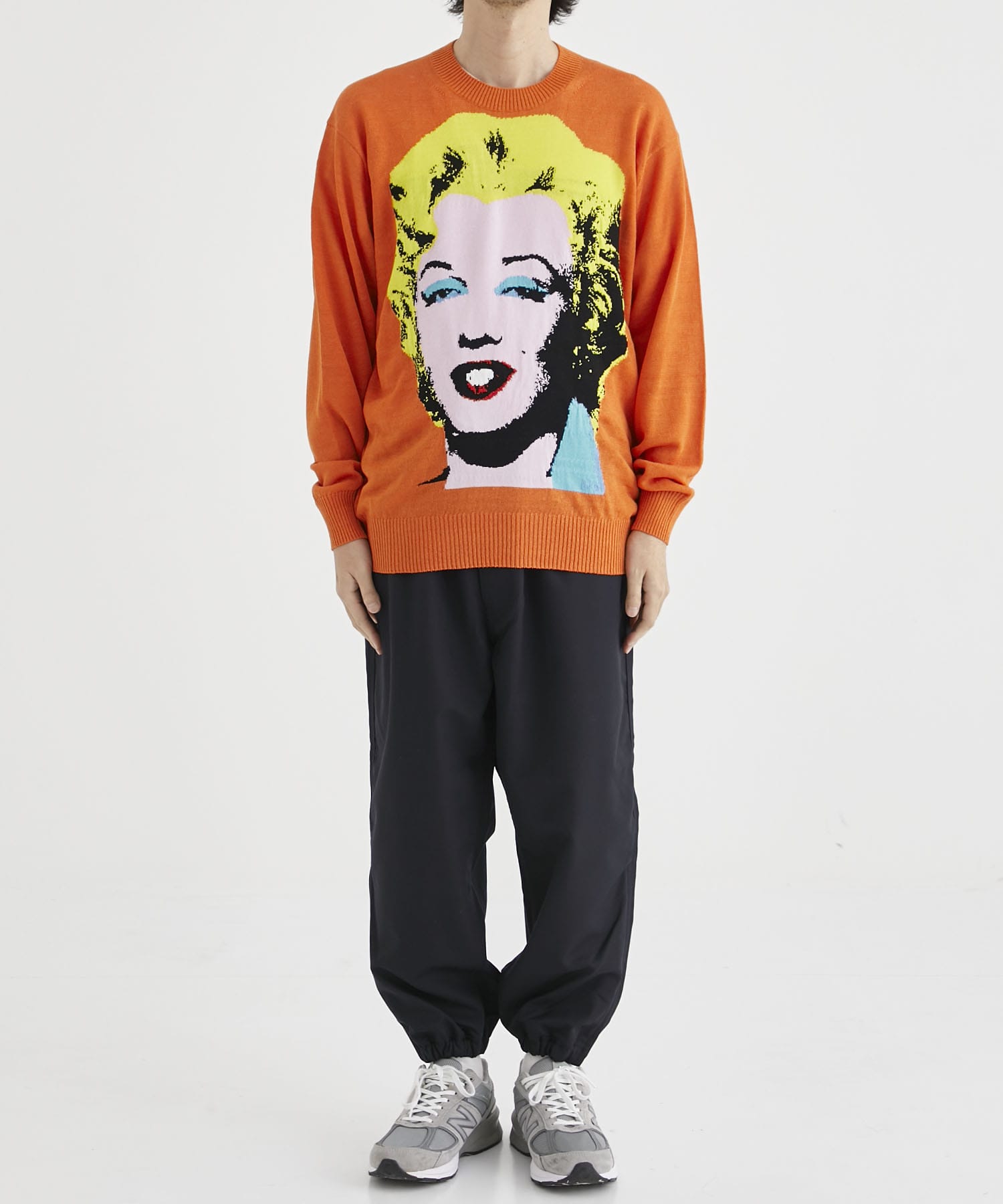 WK-N006-051 KNIT PO Andy Warhol(S ORANGE): JUNYA WATANABE MAN: MEN