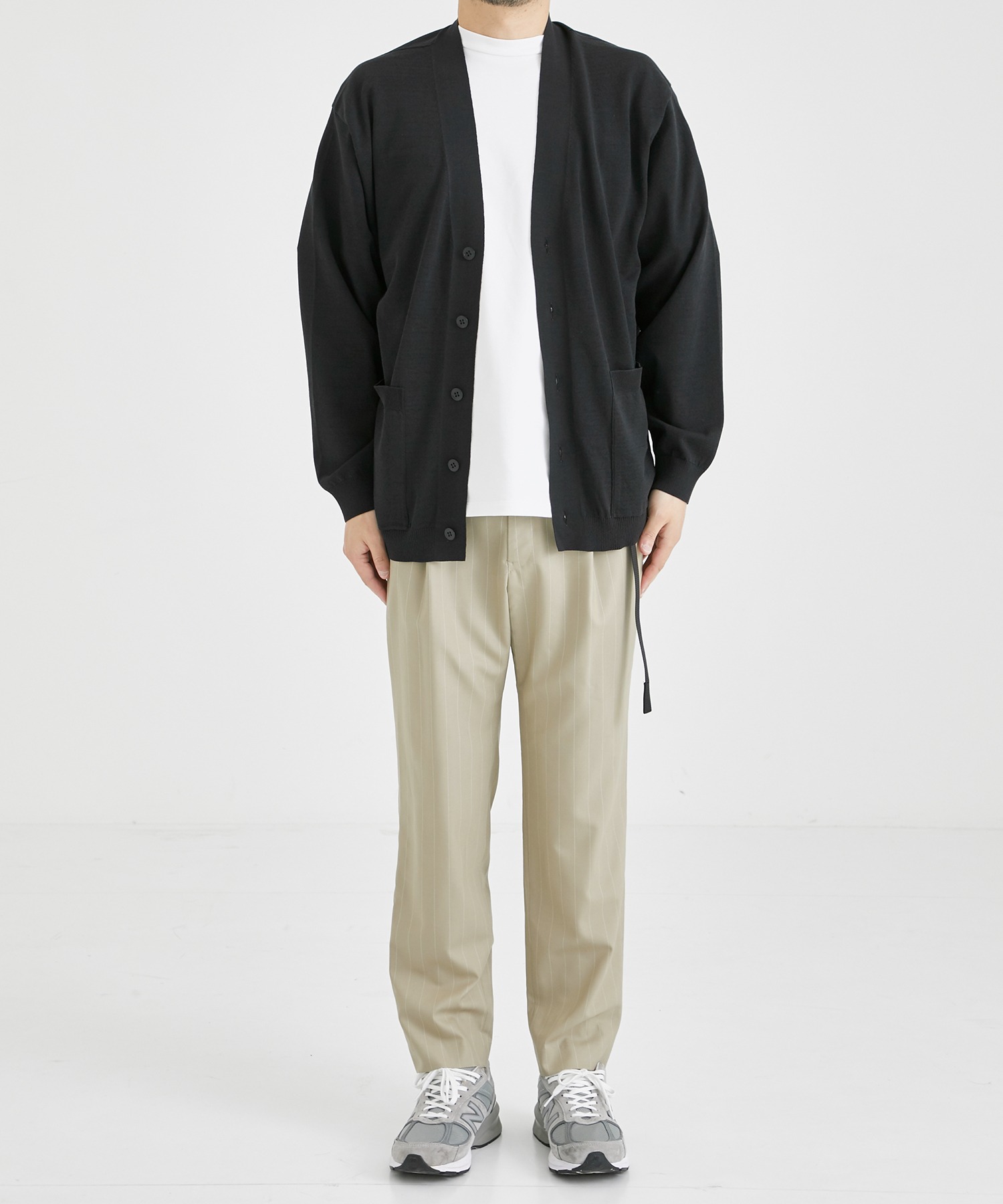 Tape Belt Slim Tapered Pants UJOH HOMME