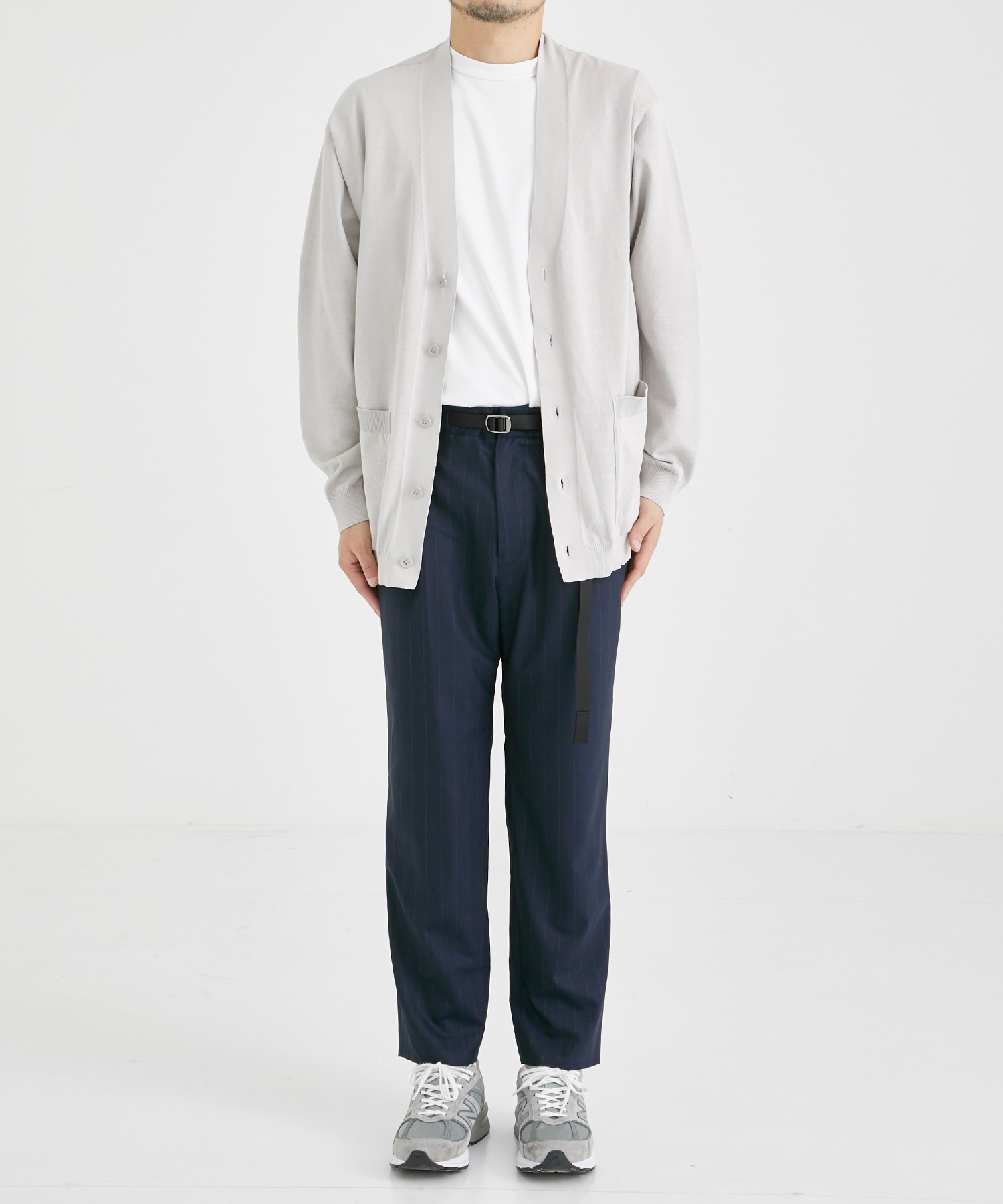 Tape Belt Slim Tapered Pants UJOH HOMME