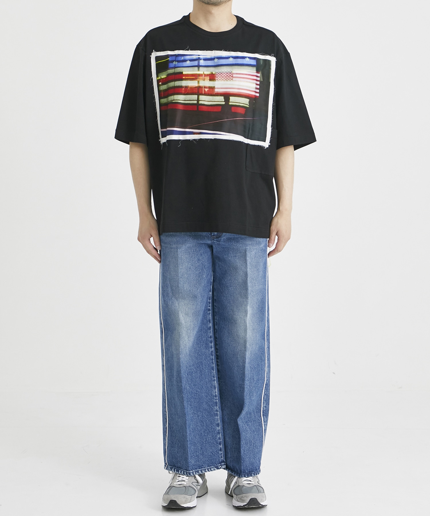 THE SELVEDGE JEAN TROUSERS VINTAGE BLUE TANAKA