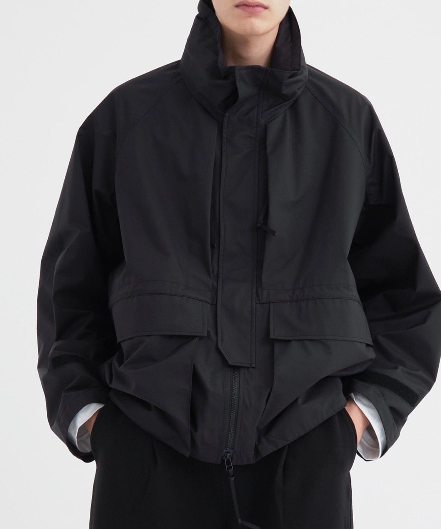 Breathable Waterproof Jacket(3 BLACK): Product Twelve: MEN｜THE