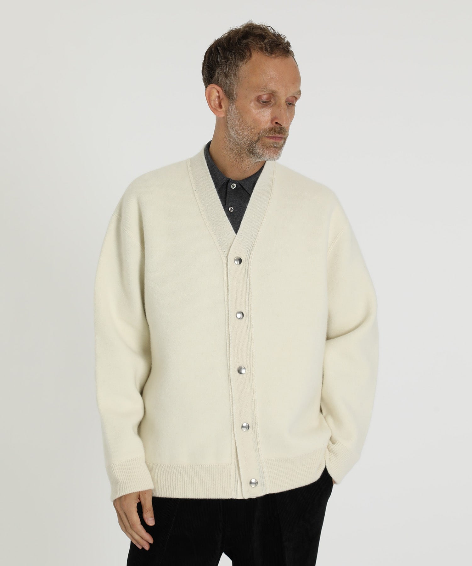 RERACS SNAP BUTTON KNIT CARDIGAN ｜ THE RERACS