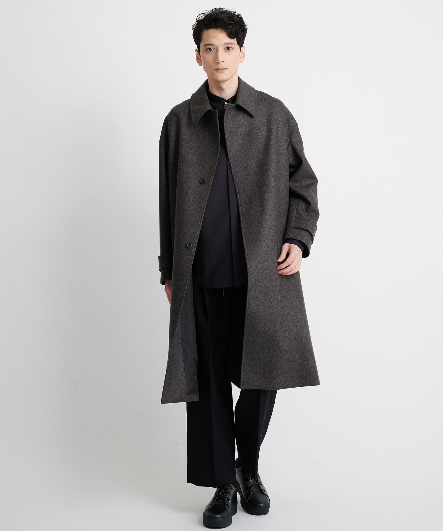 THE BAL COLLAR COAT(46 GREY): THE RERACS: MEN｜THE TOKYO ONLINE STORE