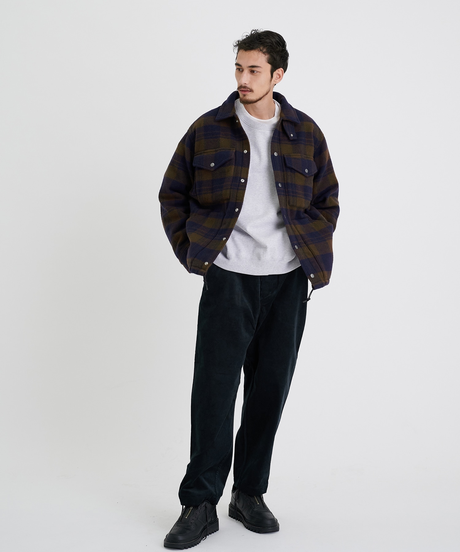 Wool Field CPO Jacket THE NORTH FACE PURPLE LABEL
