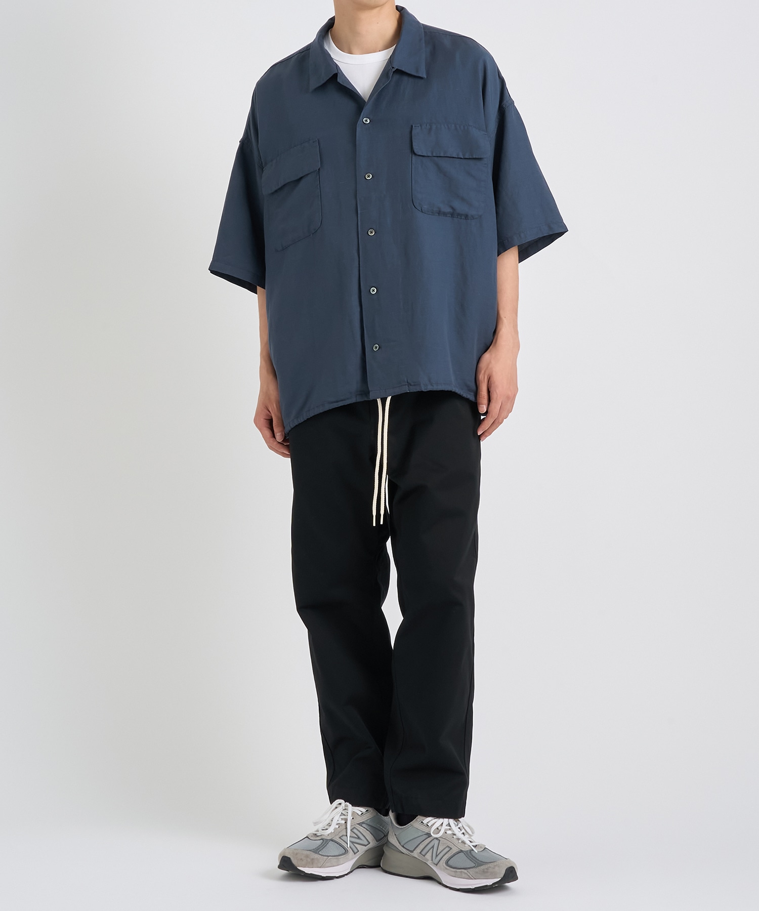 Open Collar S/S Shirt nanamica