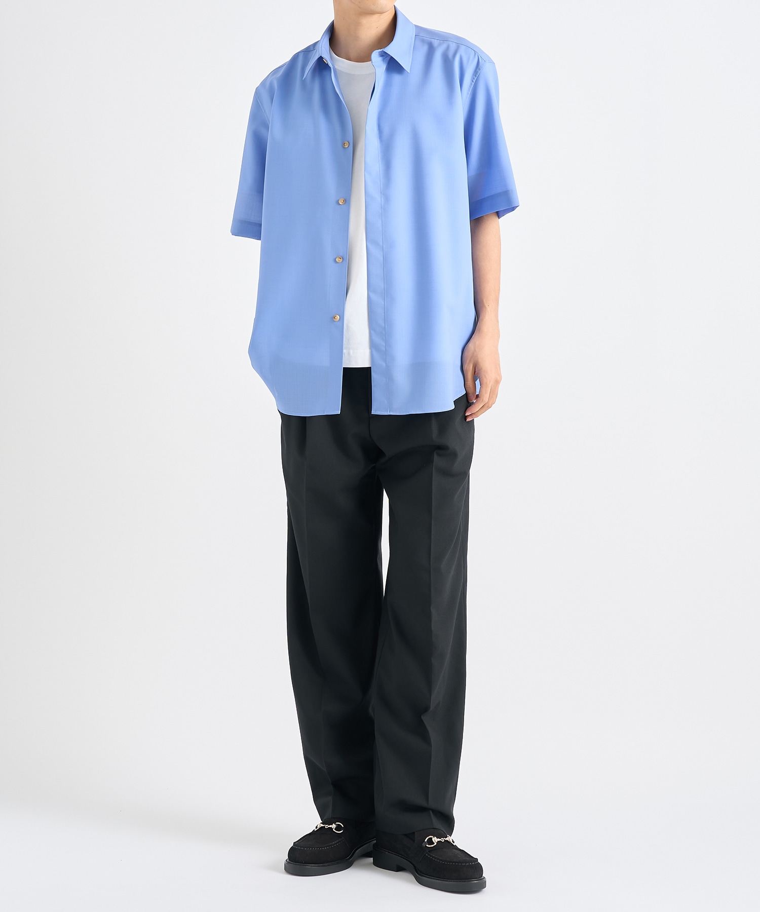 Active Washable Wool S/S Shirt THE TOKYO