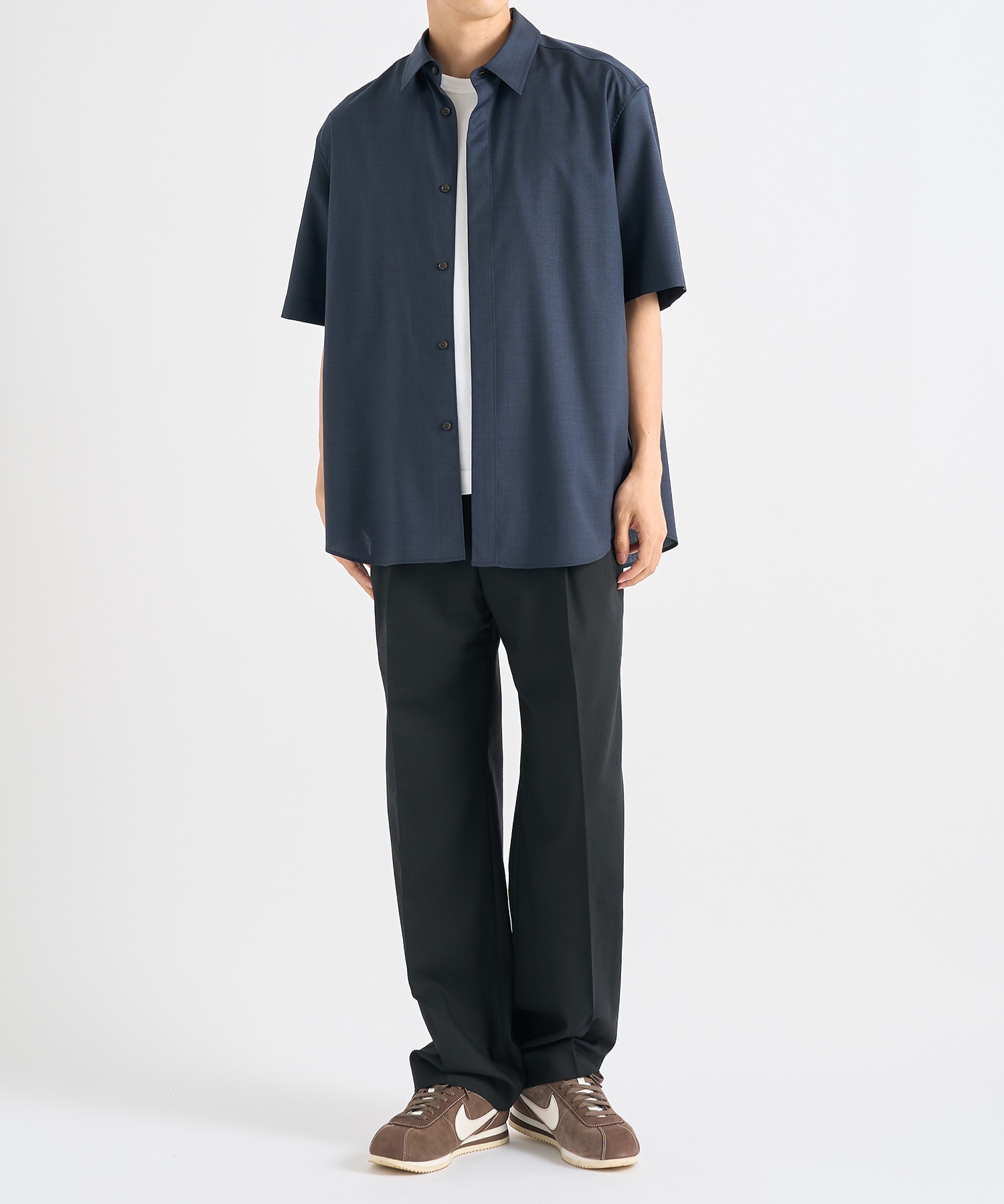 Active Washable Wool S/S Shirt THE TOKYO