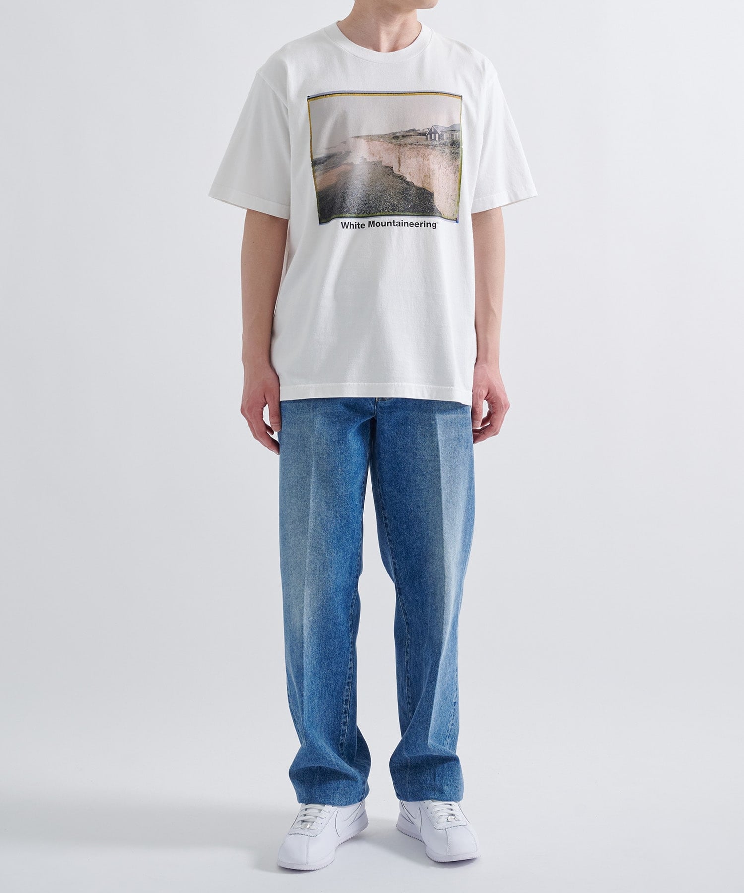 SEVEN SISTERS PHOTO T-SHIRT White Mountaineering