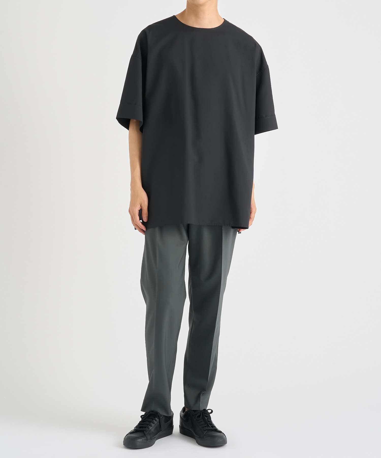 THE SIDE ZIP PO SHIRT S/S THE RERACS